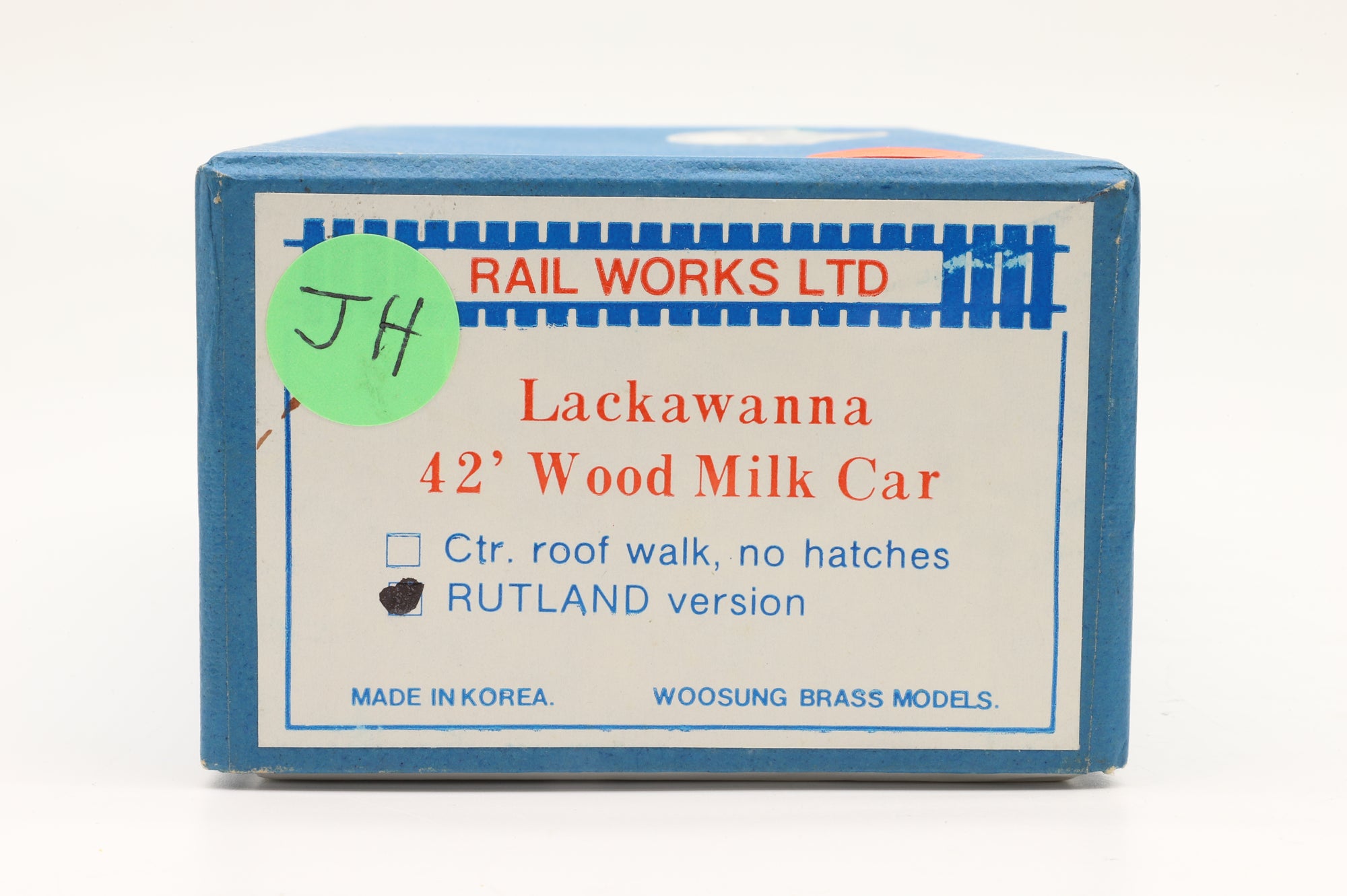 Railworks Ltd HO Brass Lackawanna 42' Wood Milk Car Unpainted