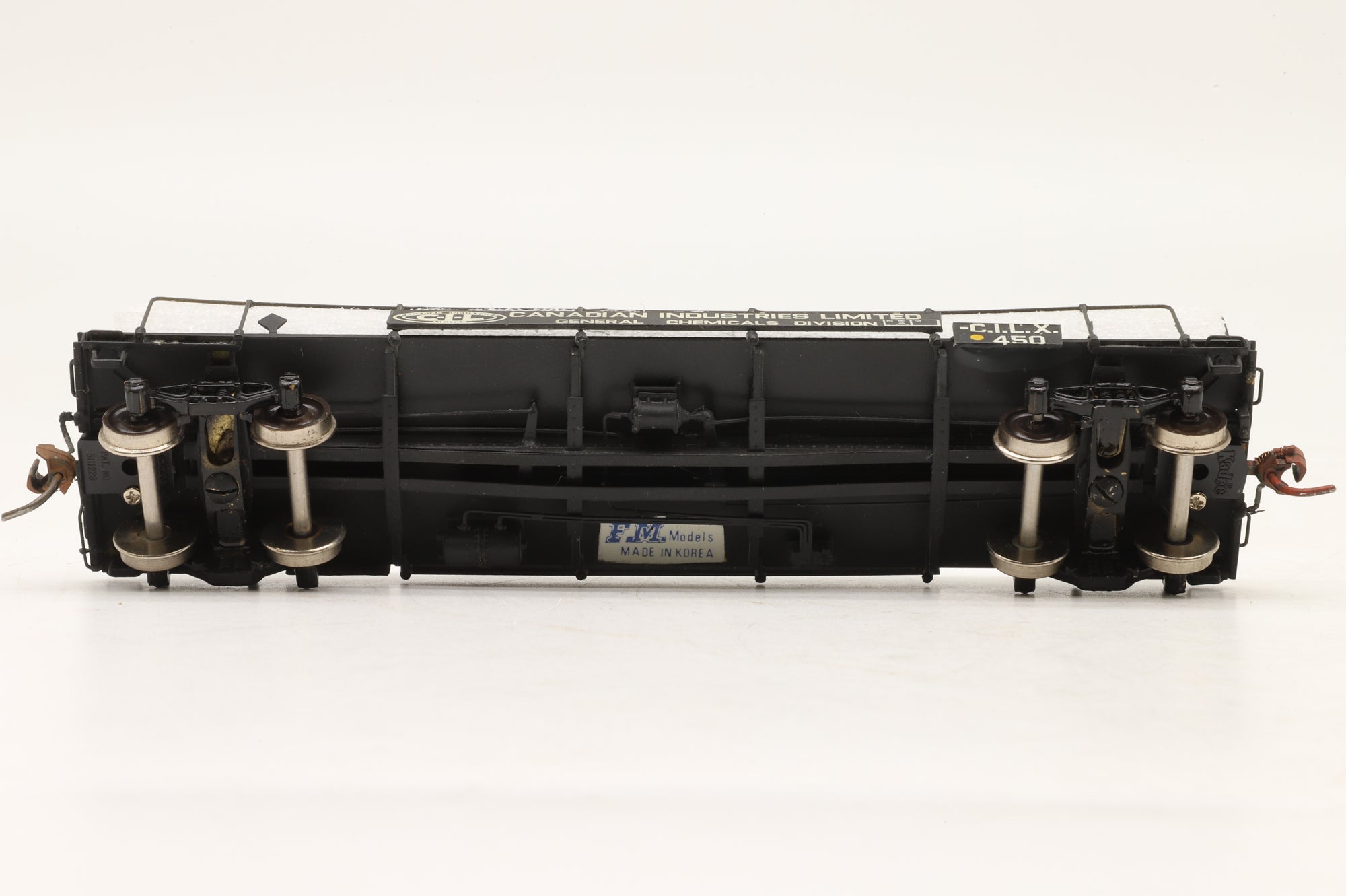 MTS Imports Inc. HO Brass 10940 ACF Chlorine Tank Car '450' Factory Painted