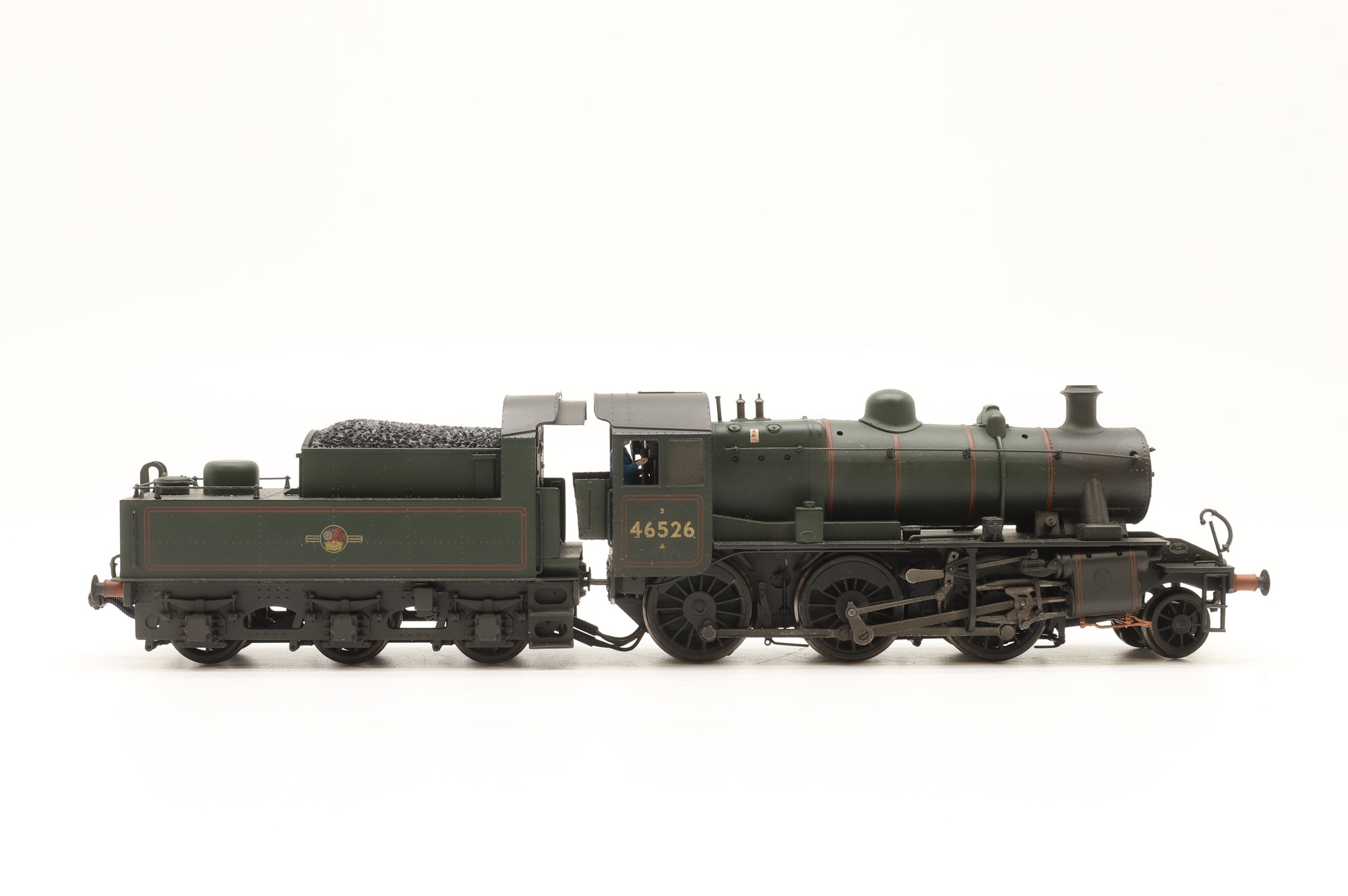 Bachmann OO 32-828A Ivatt Class 2MT 2-6-0 '46526' BR Green L/C Weathered DCC Sound
