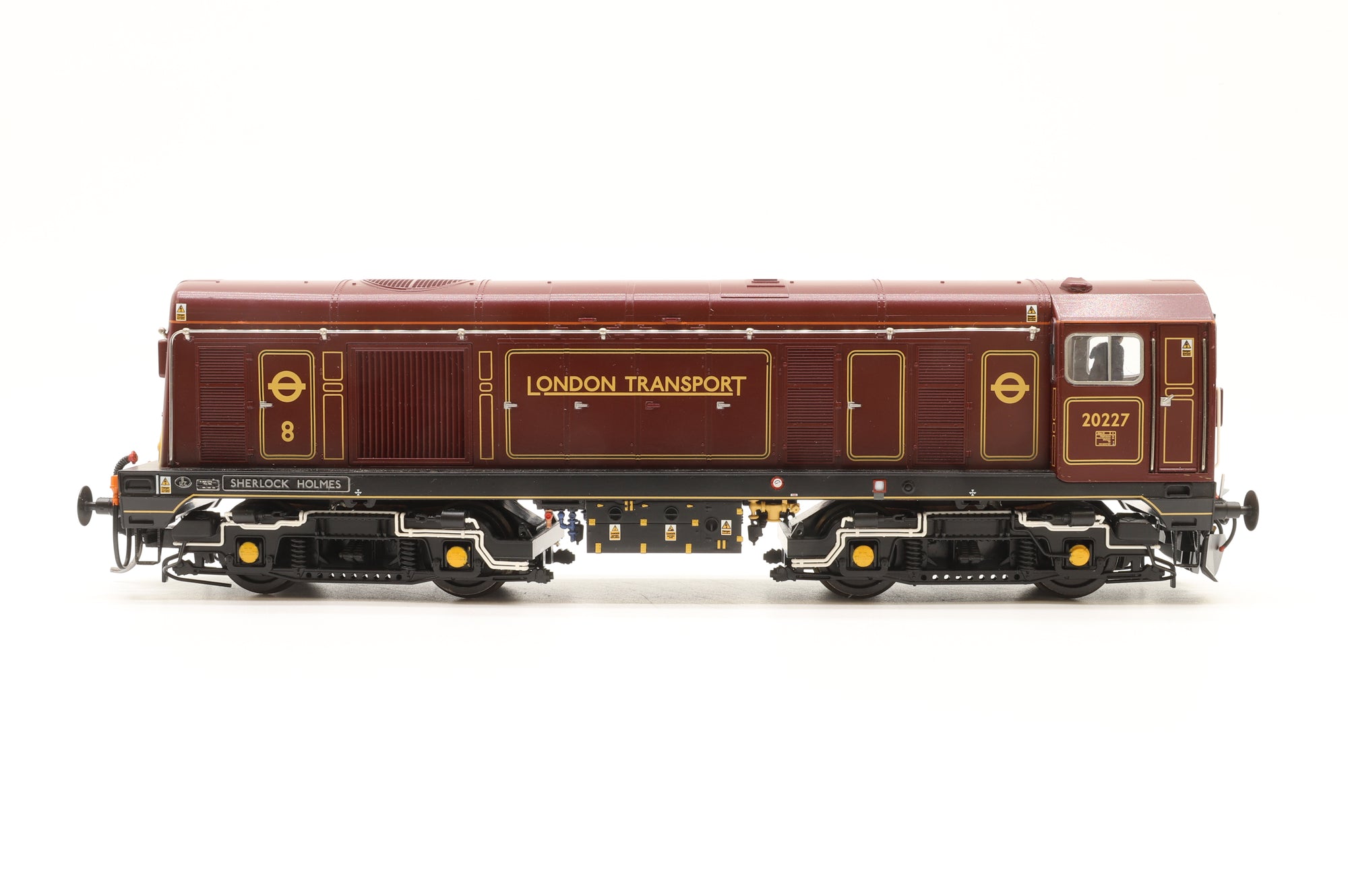 Bachmann OO 35-358KSF Class 20/0 'Sherlock Holmes' London Transport Lined Maroon, Excl. Bachmann Collectors Club 111/160, DCC Sound
