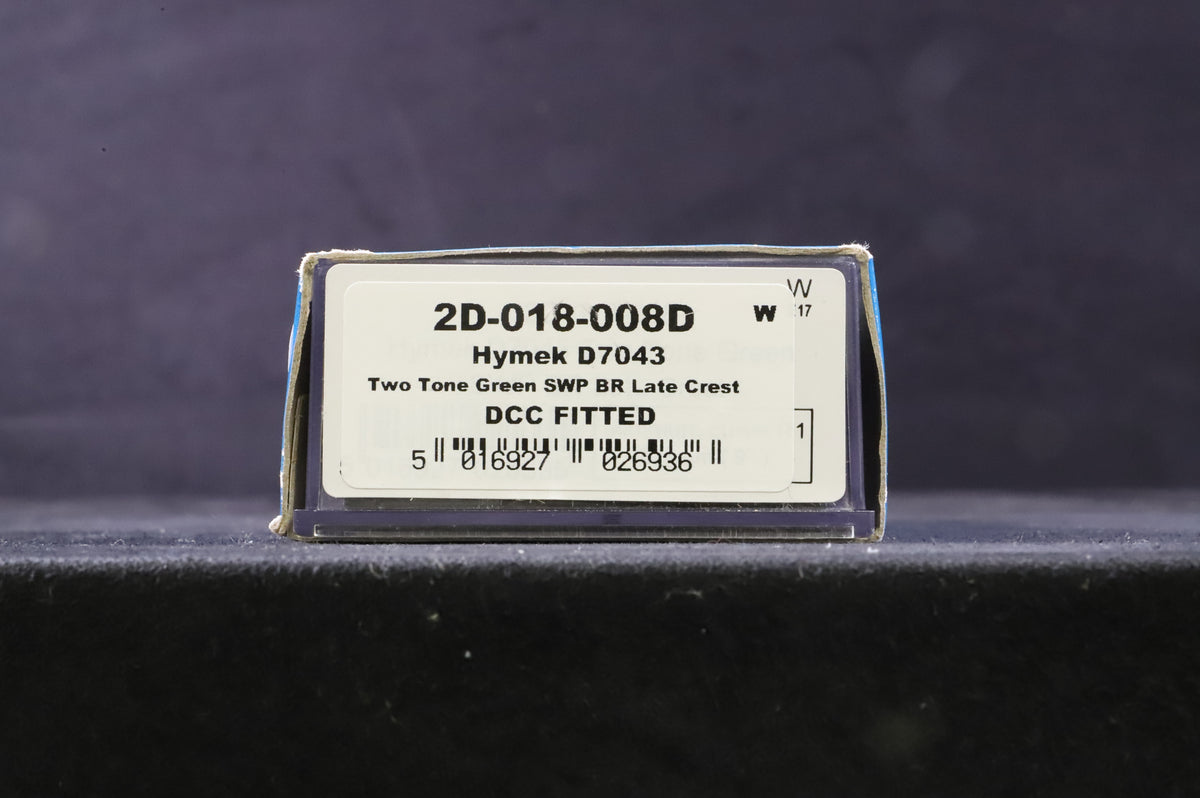 Dapol N 2D-018-008D Class 35 &#39;Hymek&#39; &#39;D7043&#39; BR Green SYP DCC Fitted