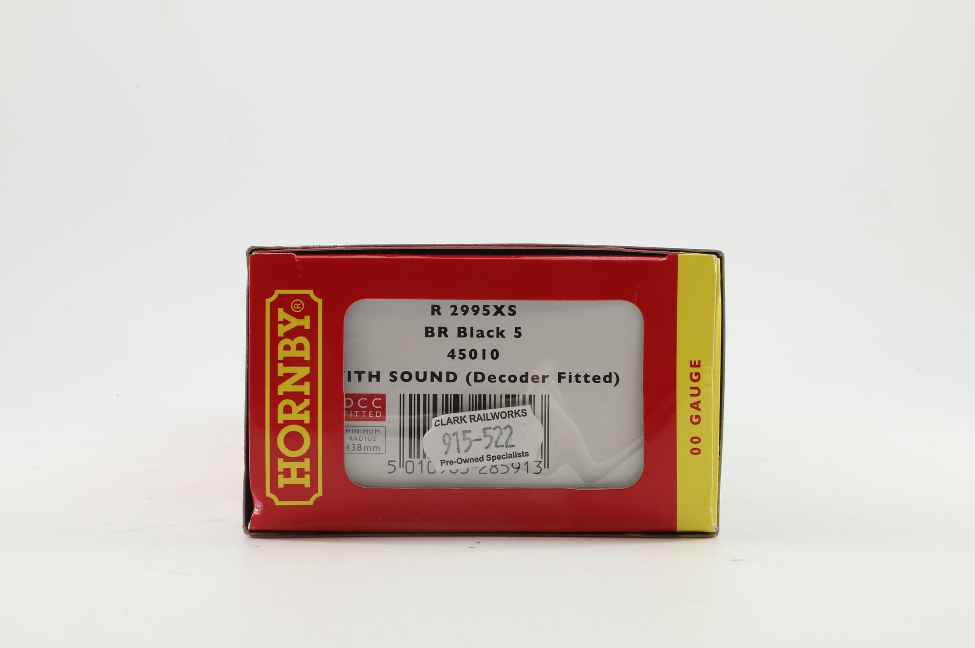 Hornby OO R2995XS Class 5P5F 'Black 5' 45010 in Lined BR Black w/ Late Crests - DCC Sound