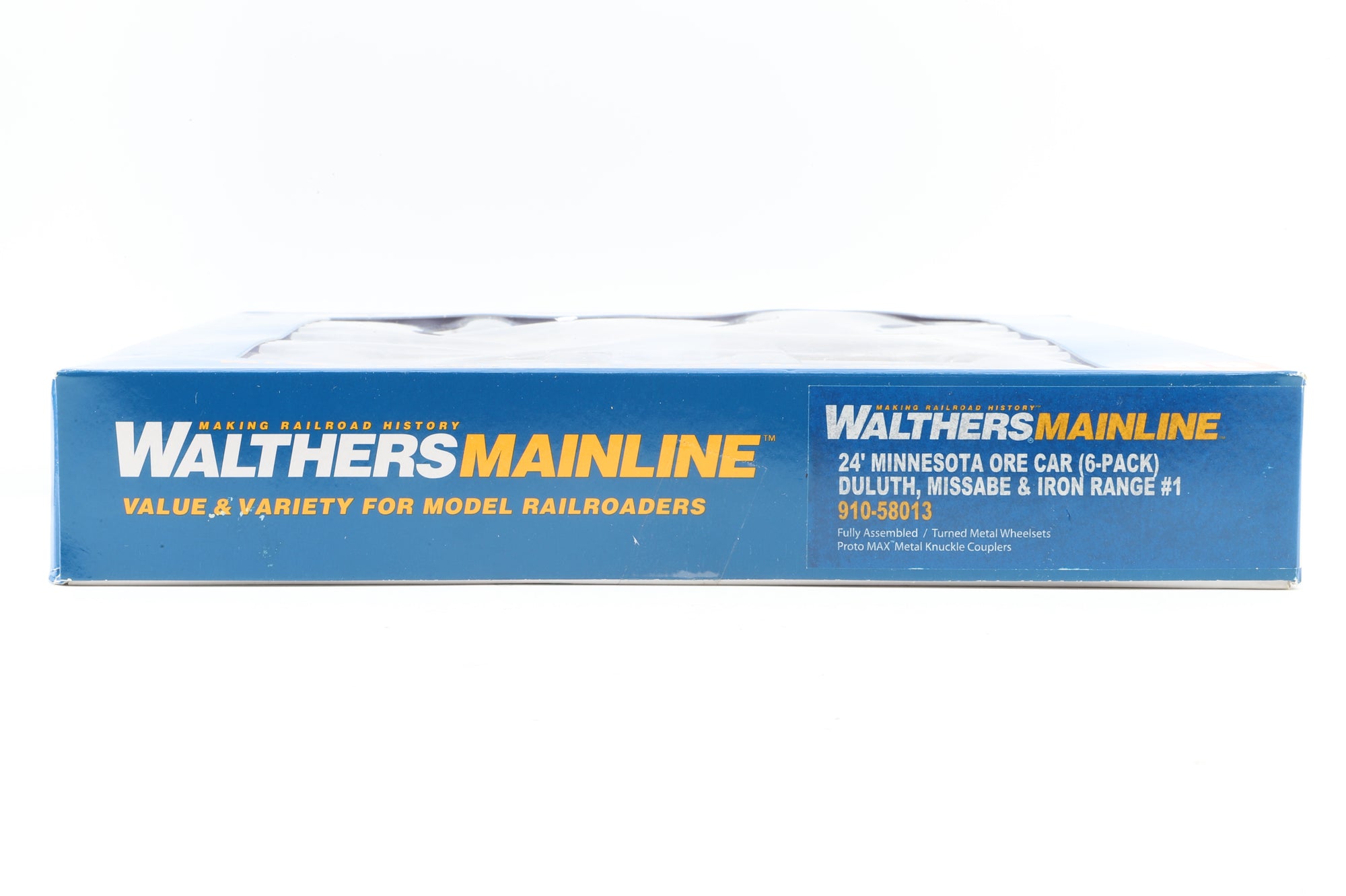 Walthers HO 910-58013 6-Pack of 24' Minnesota Ore Cars in DMIR Brown - Pro-Customised/Weathered