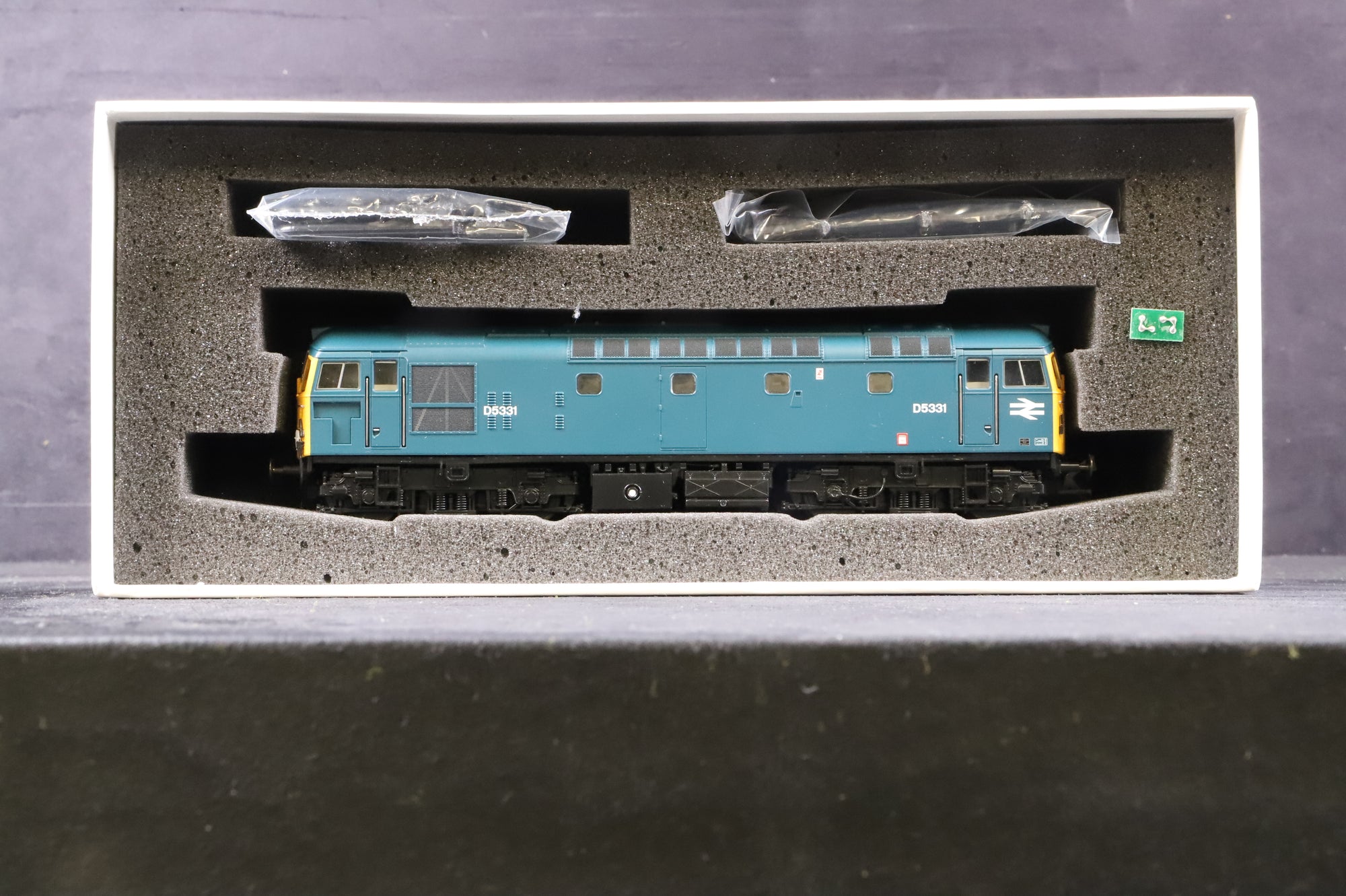 Heljan OO 2602 Class 26 BRCW Sulzer Diesel 'D5331' BR Blue Full Yellow Ends, DCC Sound