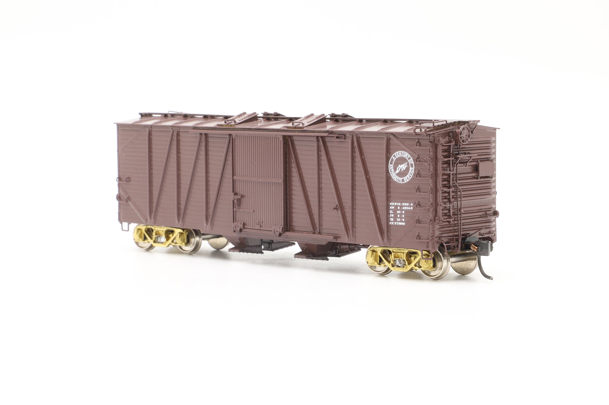 Overland Models HO Brass OMI-3100 D&H 1700 Series Wood Sheet Box Car