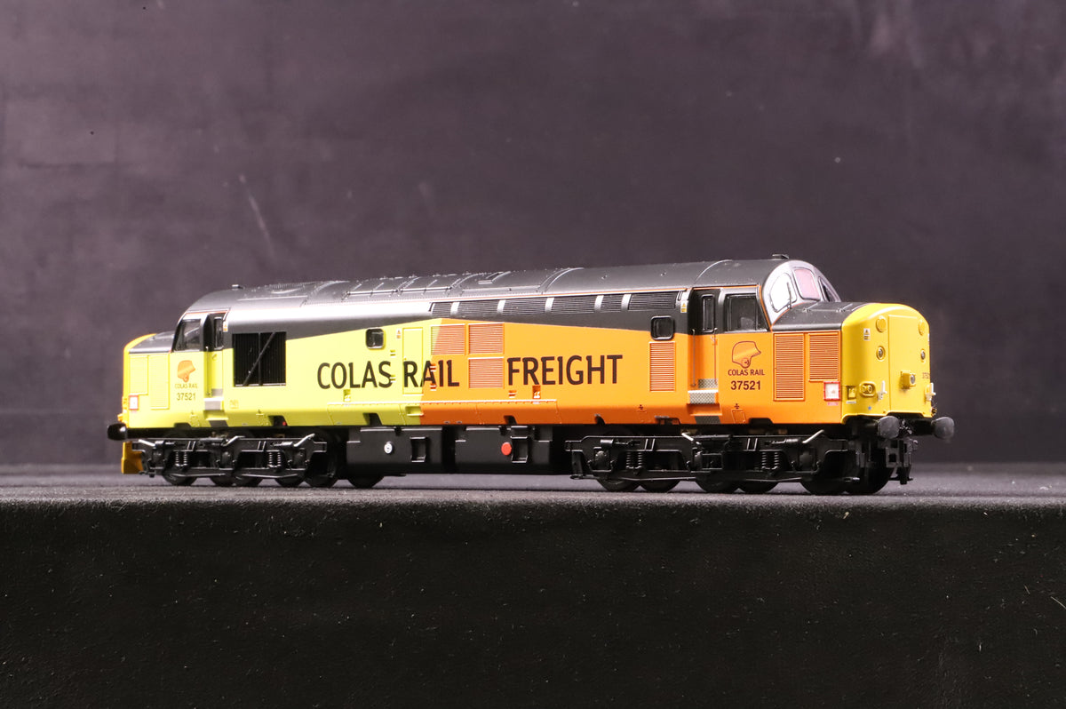 Bachmann OO 32-394DS Class 37/5 37521 in Colas Rail Freight Livery - DCC Sound