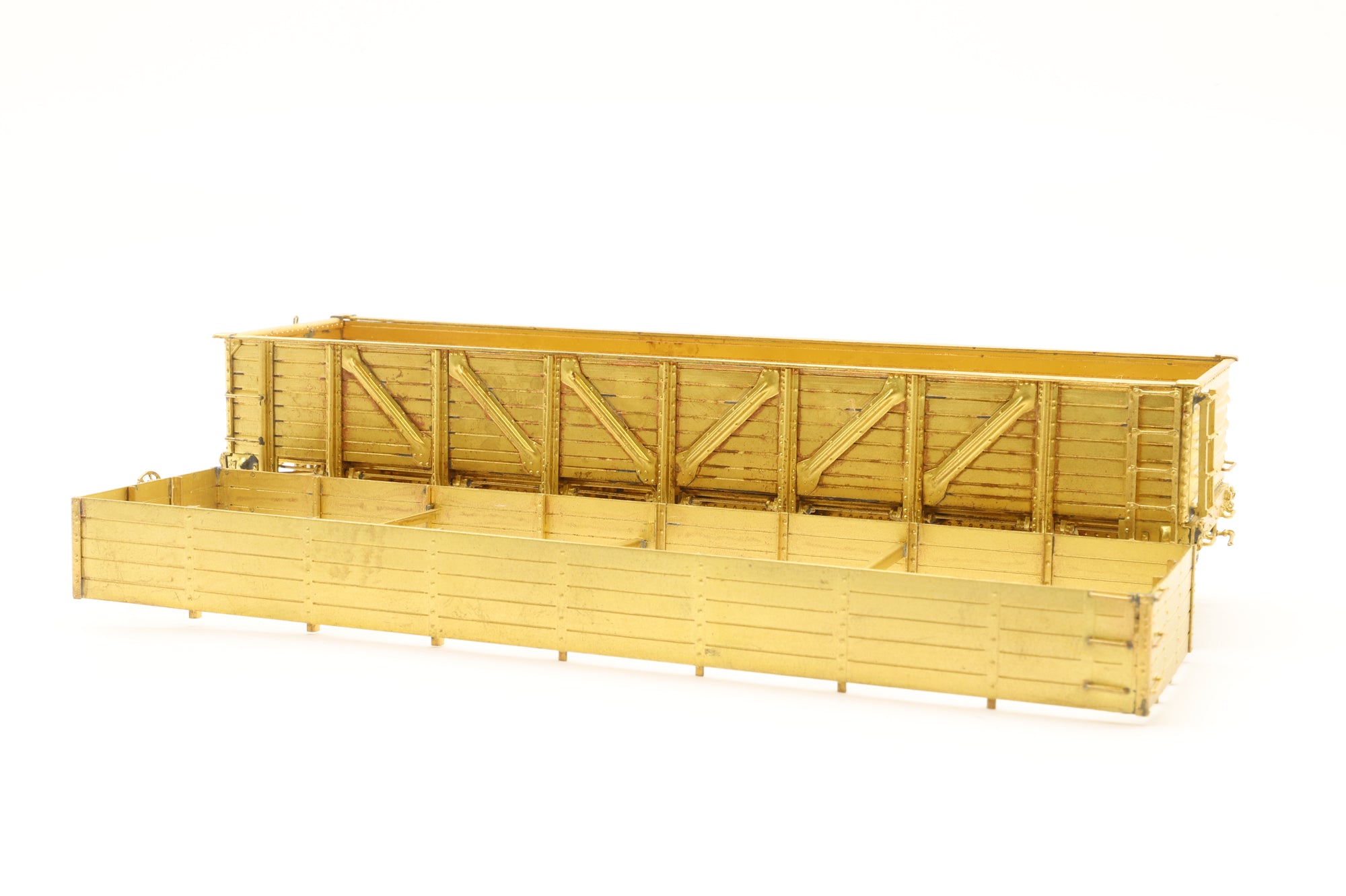 Overland Models HO Brass 3114 RI Airslide Covered Hopper Unpainted