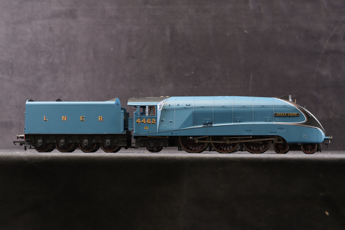 Hornby OO R3131 Class A4 &#39;4462&#39; &#39;Great Snipe&#39; LNER Garter Blue