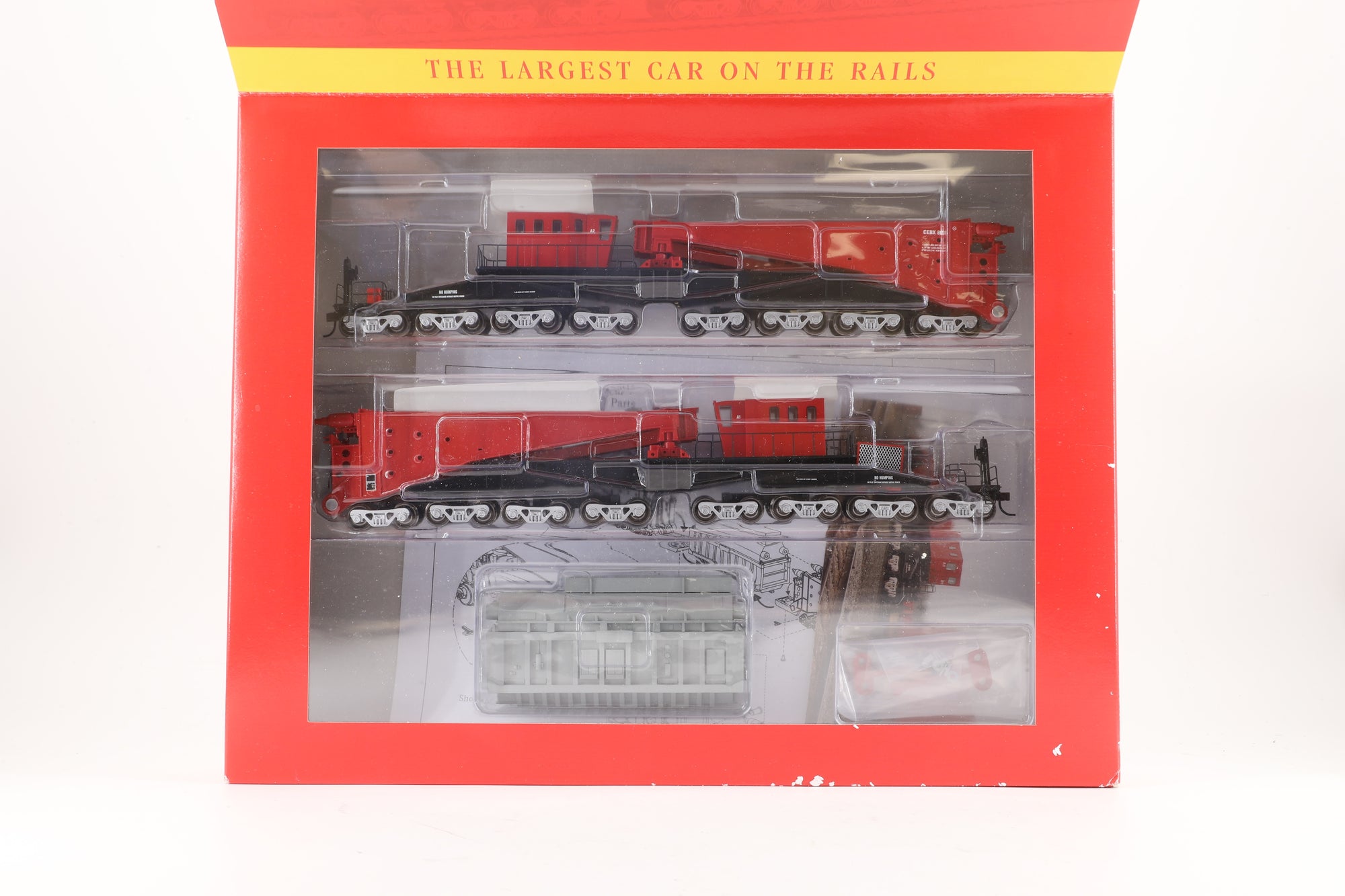 Bachmann HO 80503 380 Ton Schnabel Transformer Car Red & Black