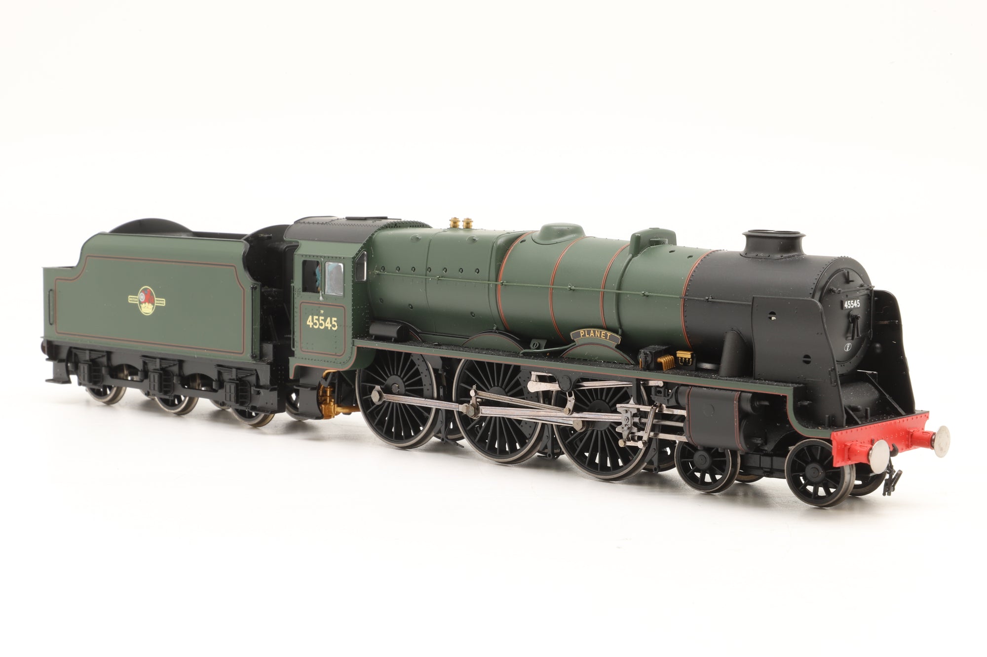 WORKSHOP Hornby OO R2633X Patriot Class 7P 45545 'Planet' in Lined BR Green w/ Late Crests – DCC Removed