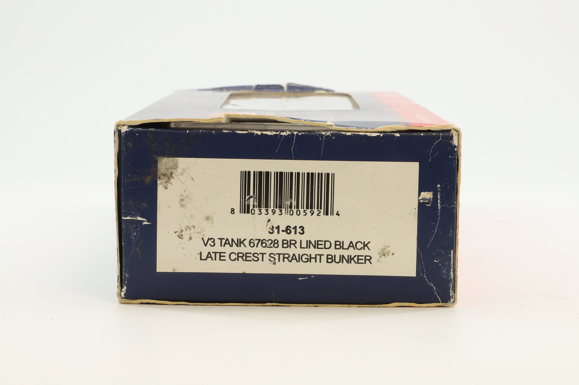 WORKSHOP Bachmann OO 31-613 V3 Tank '67628' BR Lined Black L/C Straight Bunker Weathered