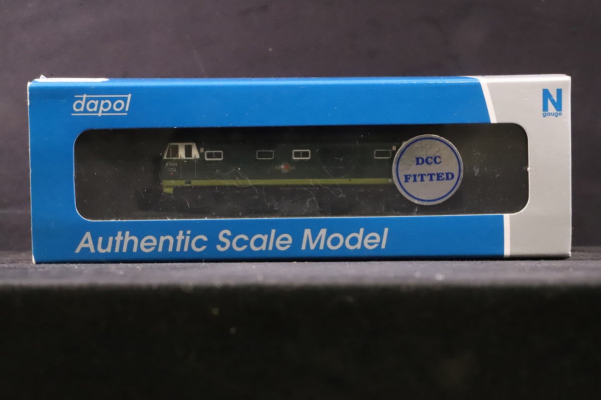 Dapol N 2D-018-008D Class 35 &#39;Hymek&#39; &#39;D7043&#39; BR Green SYP DCC Fitted