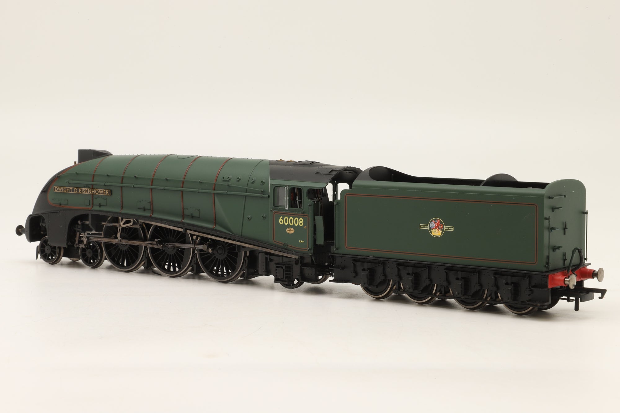 Hornby OO R3255 'The Great Goodbye' Class A4 '60008' 'Dwight D. Eisenhower' BR Lined Green L/C DCC Sound