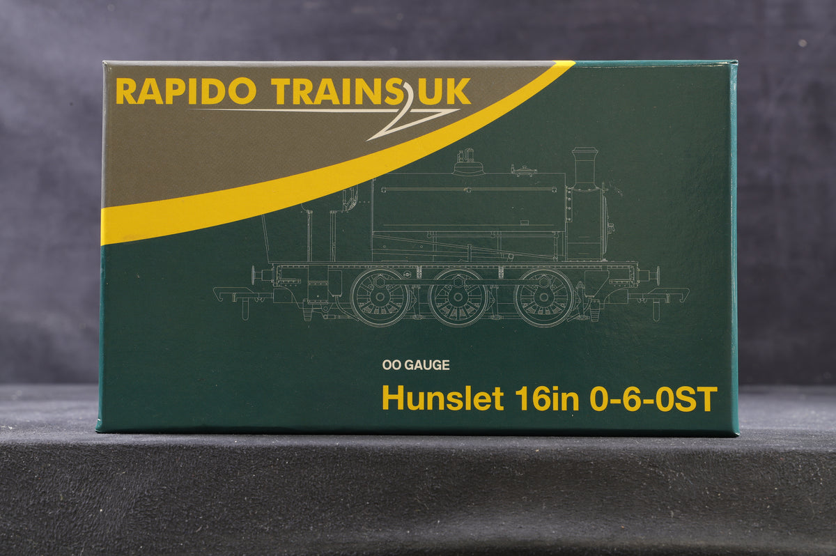 Rapido OO 903004 Hunslet 16Inch NCB Lined Blue &#39;Hollybank&#39; No3&#39;