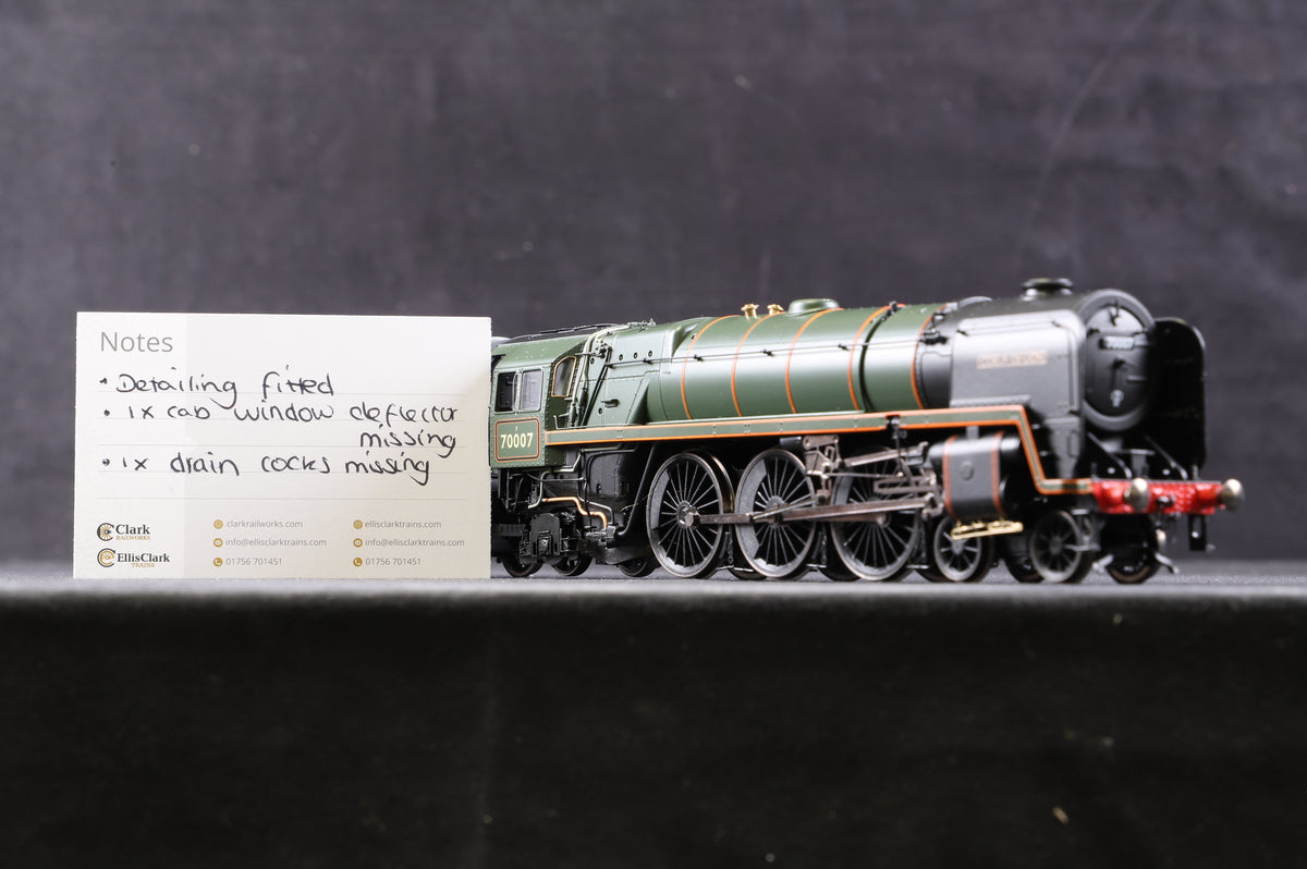 Hornby OO R3520 Britannia Class &#39;70007&#39; &#39;Couer-De-Lion&#39; BR Green L/C