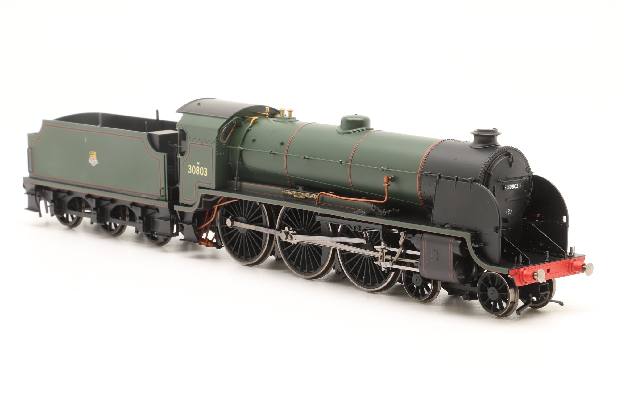 Hornby OO R2582 Class N15 30803 'Sir Harry Le Fise Lake' in BR Lined Green w/ Early Crests
