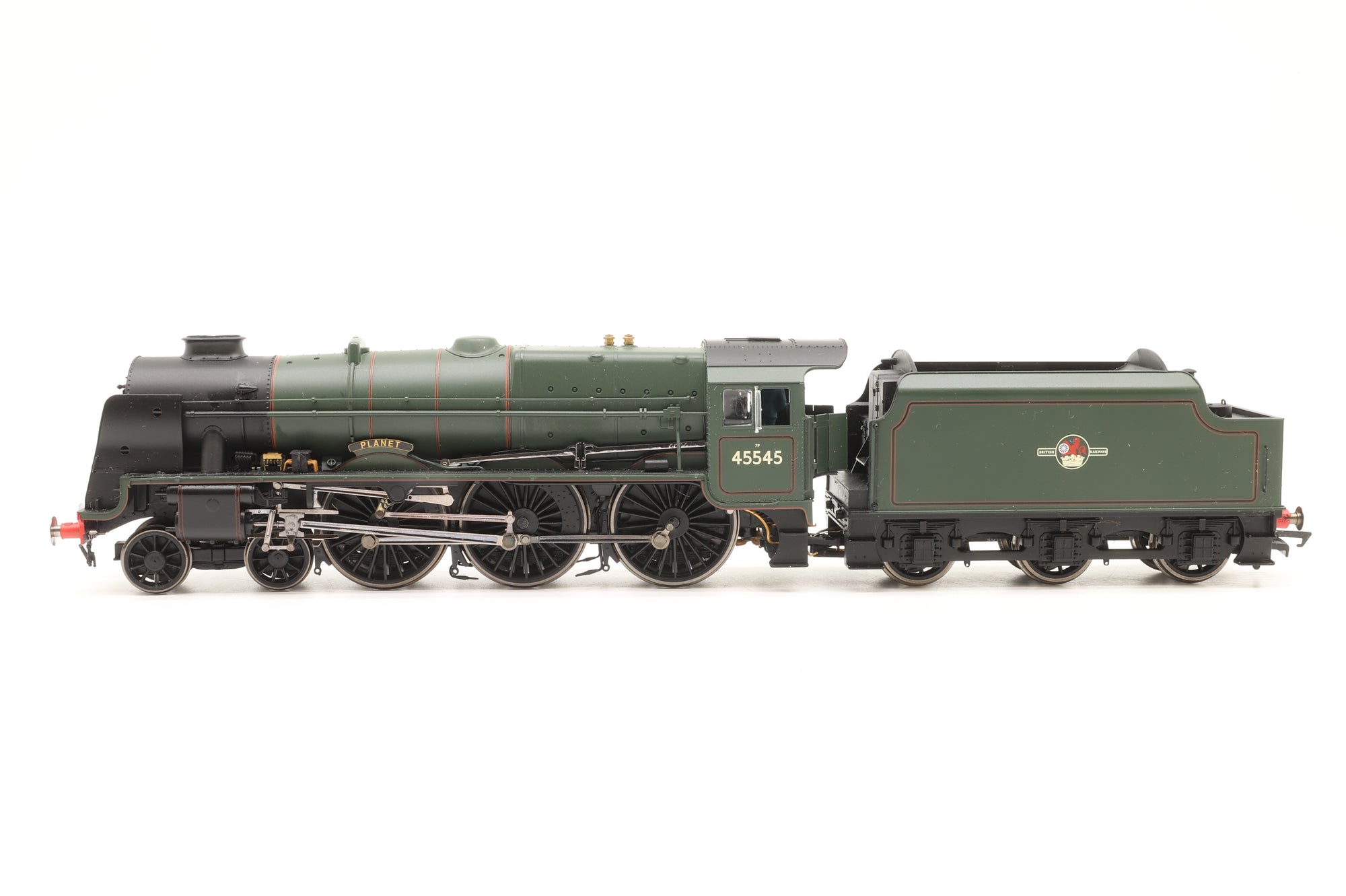 WORKSHOP Hornby OO R2633X Patriot Class 7P 45545 'Planet' in Lined BR Green w/ Late Crests – DCC Removed
