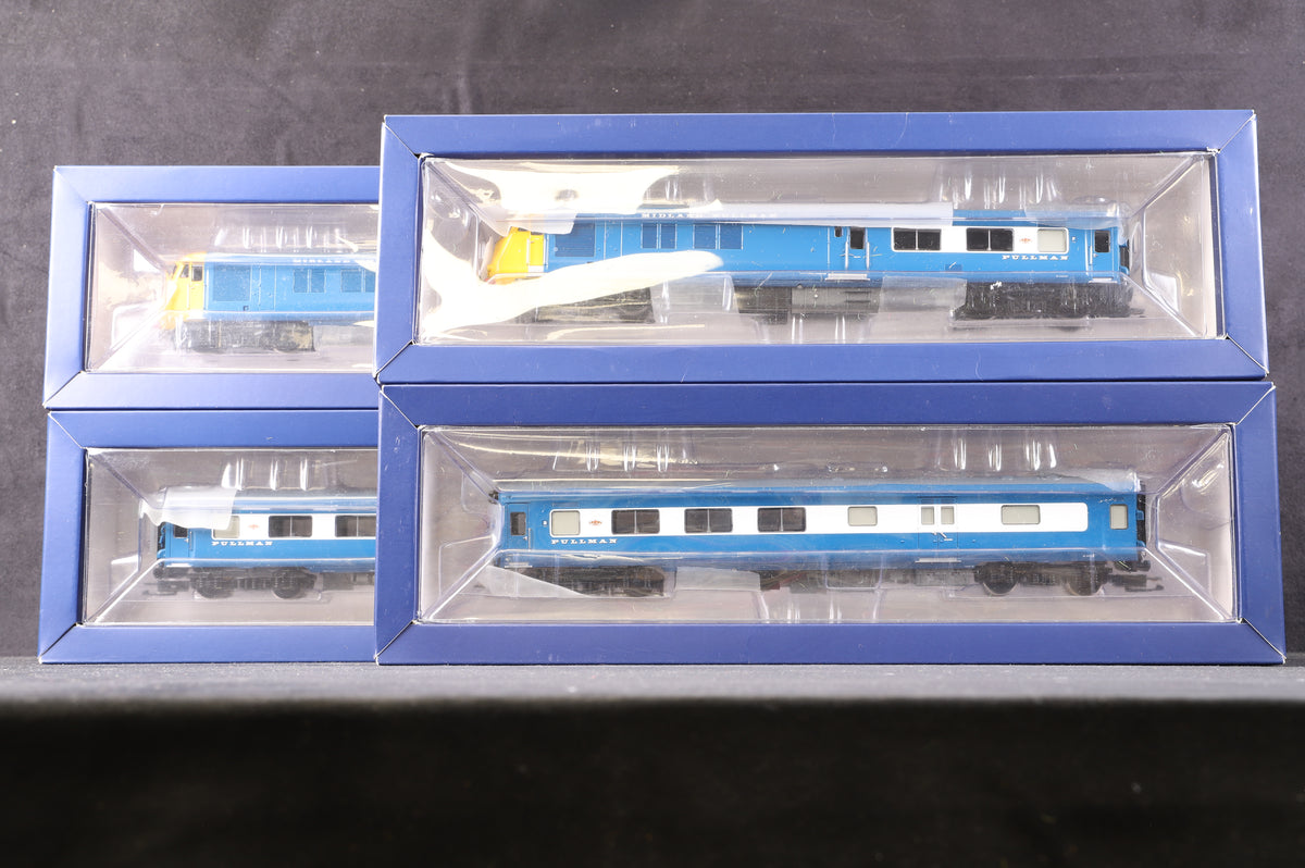 Bachmann OO 31-265DC Midland Pullman Six Car Unit Nanking Blue w/Yellow Ends, DCC Fitted