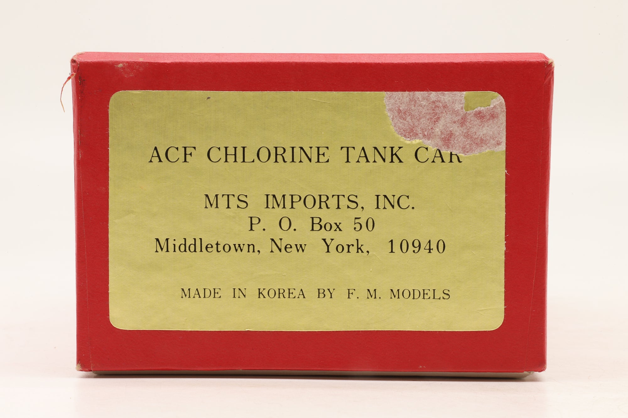 MTS Imports Inc. HO Brass 10940 ACF Chlorine Tank Car '450' Factory Painted