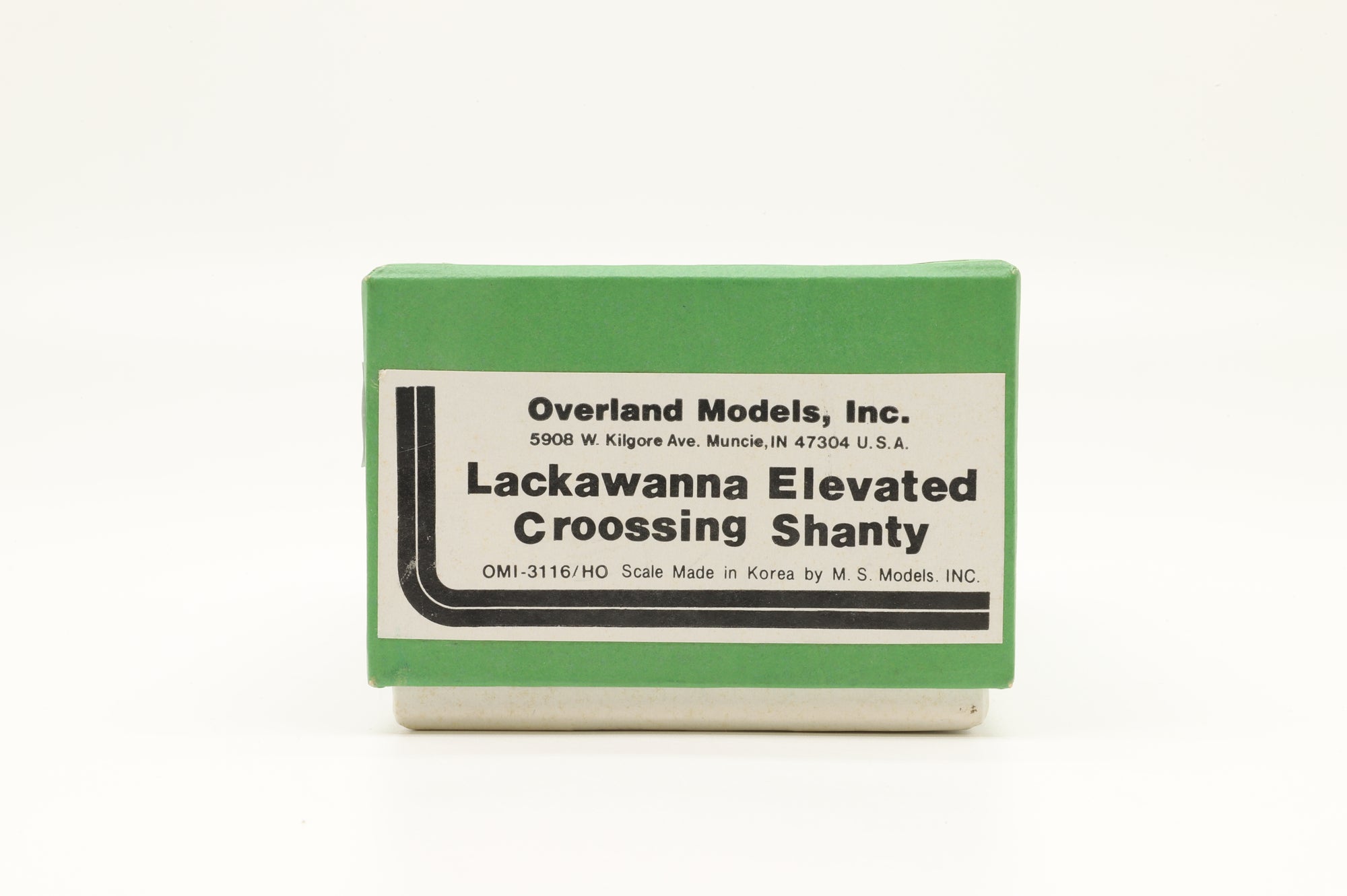 Overland Models/M.S Models HO OMI-3116 Lackawanna Elevated Crossing Shanty, Unpainted Brass
