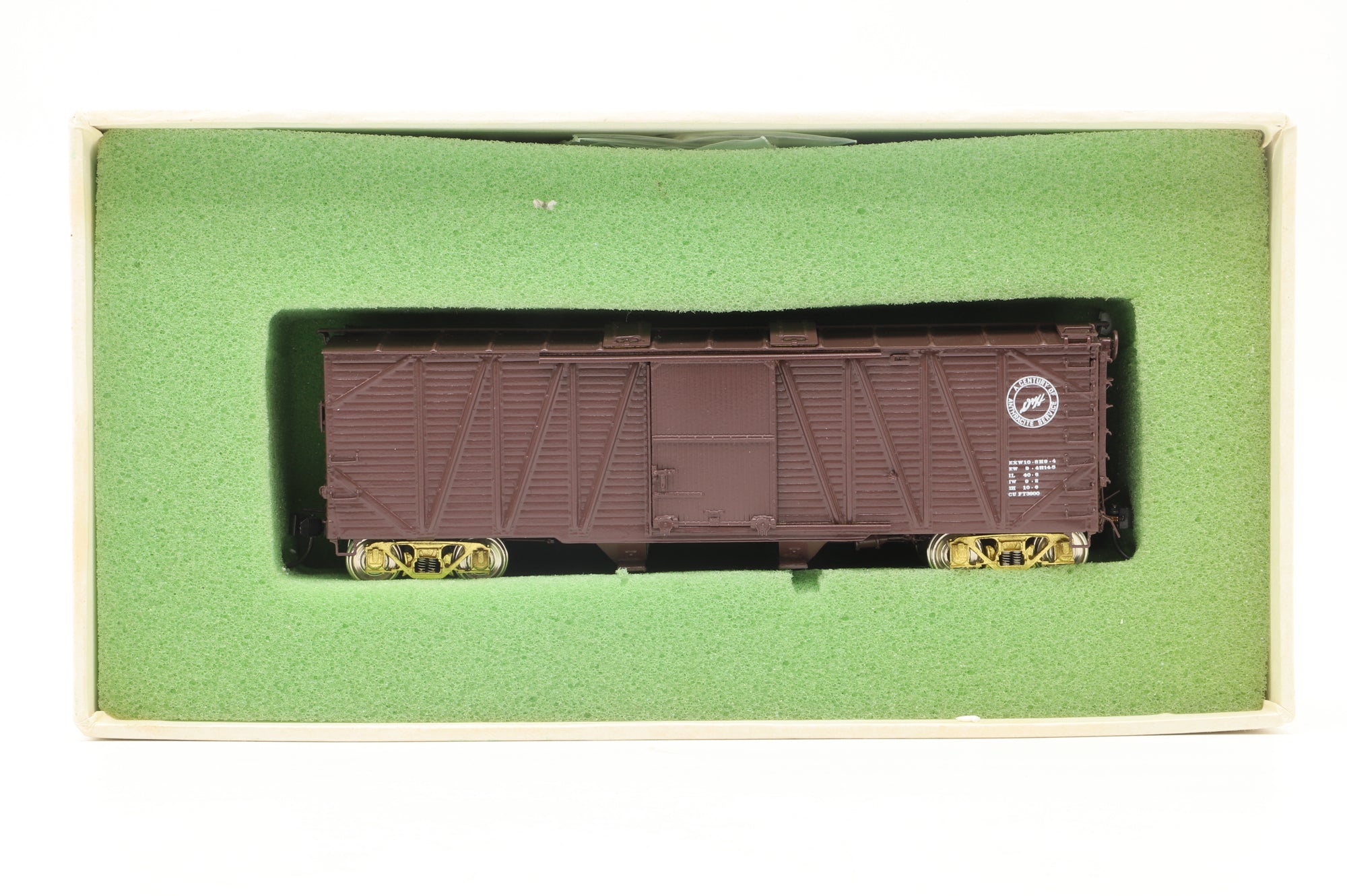 Overland Models HO Brass OMI-3100 D&H 1700 Series Wood Sheet Box Car