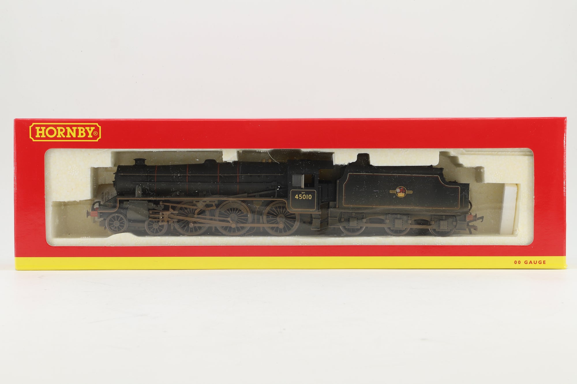 Hornby OO R2995XS Class 5P5F 'Black 5' 45010 in Lined BR Black w/ Late Crests - DCC Sound