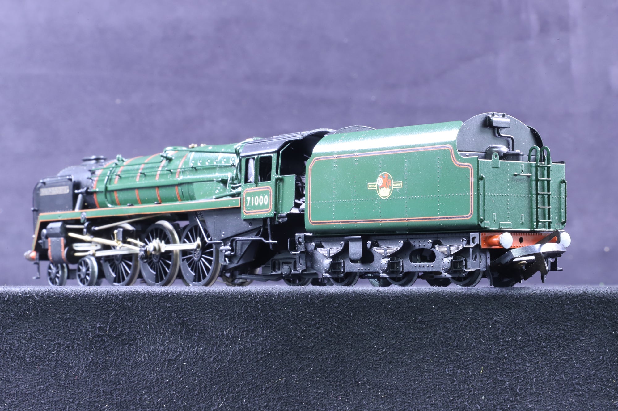 DJH OO Kit Built BR Standard Class 8 71000 'Duke of Gloucester' in BR Lined Green w/ Late Crests