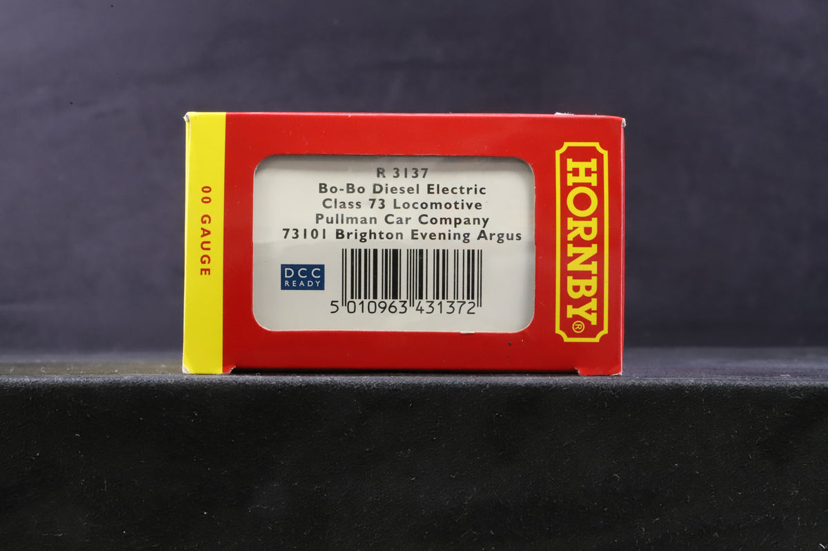 Hornby OO R3137 Bo-Bo Diesel Electric Class 73 Pullman Car Company &#39;73101&#39; &#39;Brighton Evening Argus&#39;, DCC Fitted