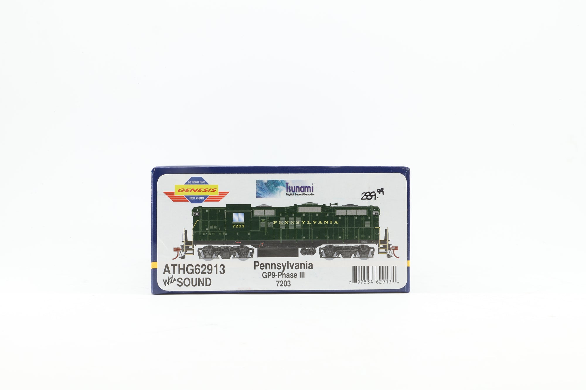 Genesis HO ATHG62913 Pennsylvania GP9-Phase III '7203', DCC Sound