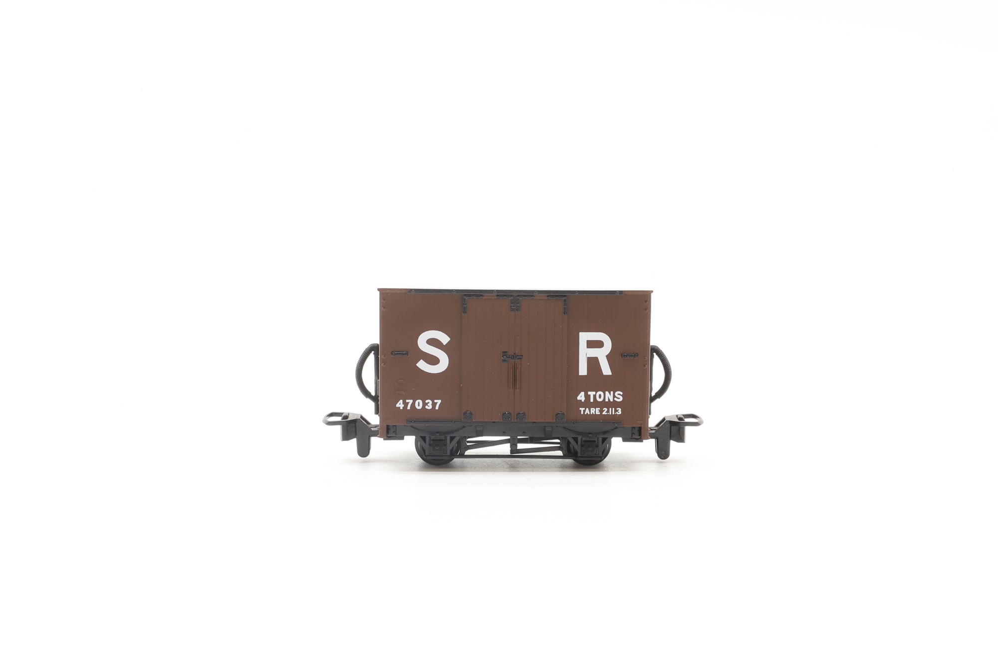 PECO OO-9 Rake of 4x Assorted Wagons in SR Brown