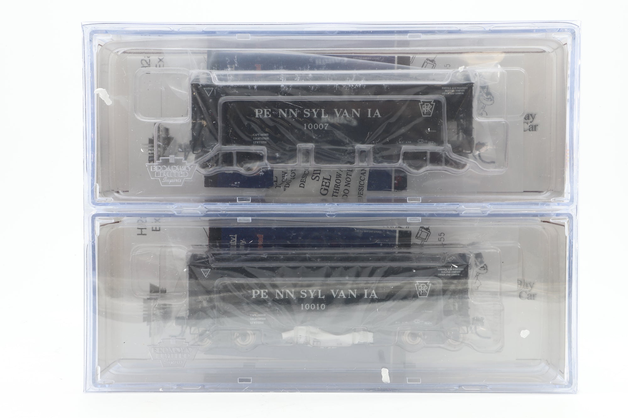 Broadway Limited HO 4446 Pack Of 6 H2a 3 Bay PRR Hopper Cars