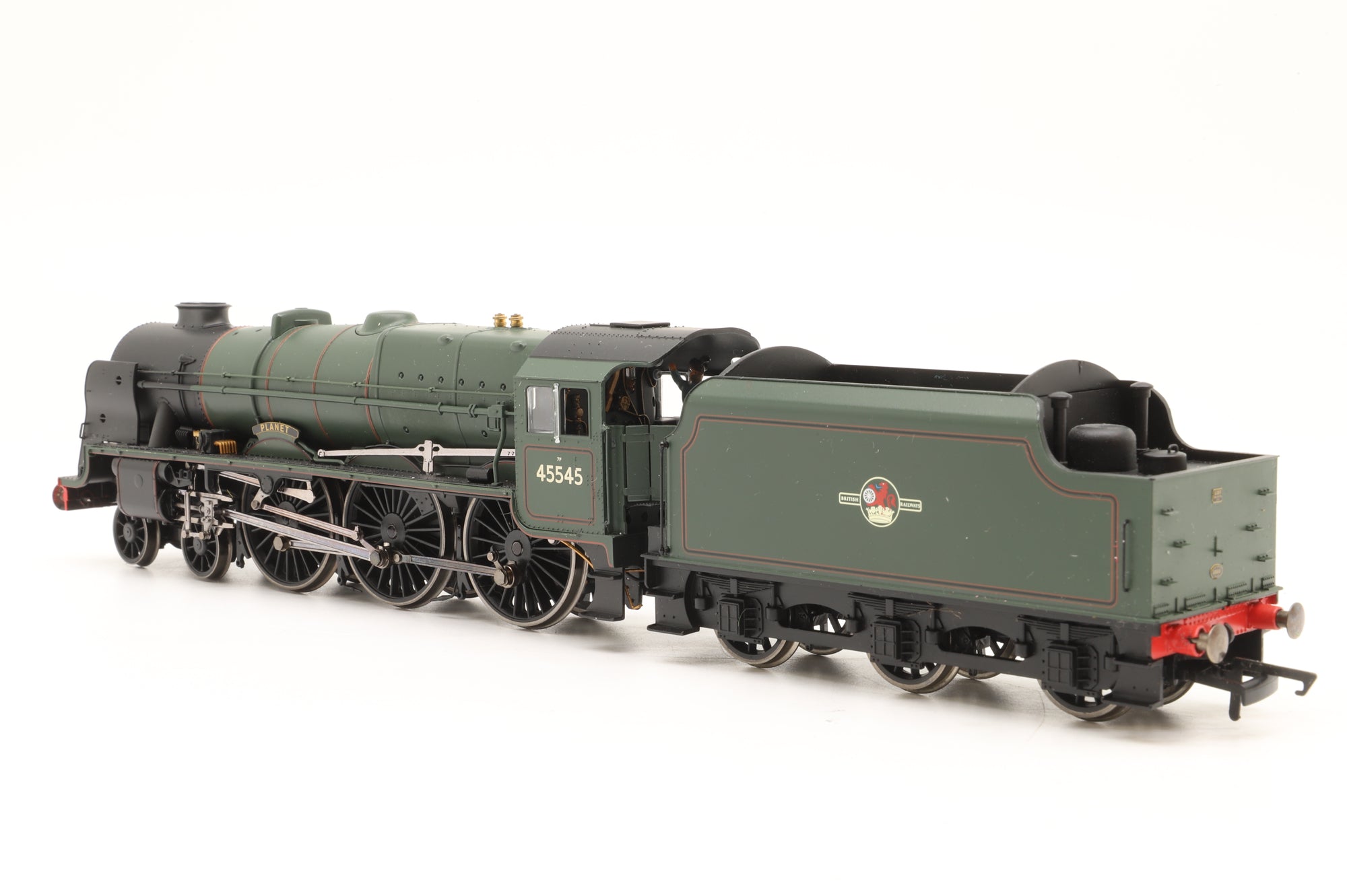 WORKSHOP Hornby OO R2633X Patriot Class 7P 45545 'Planet' in Lined BR Green w/ Late Crests – DCC Removed