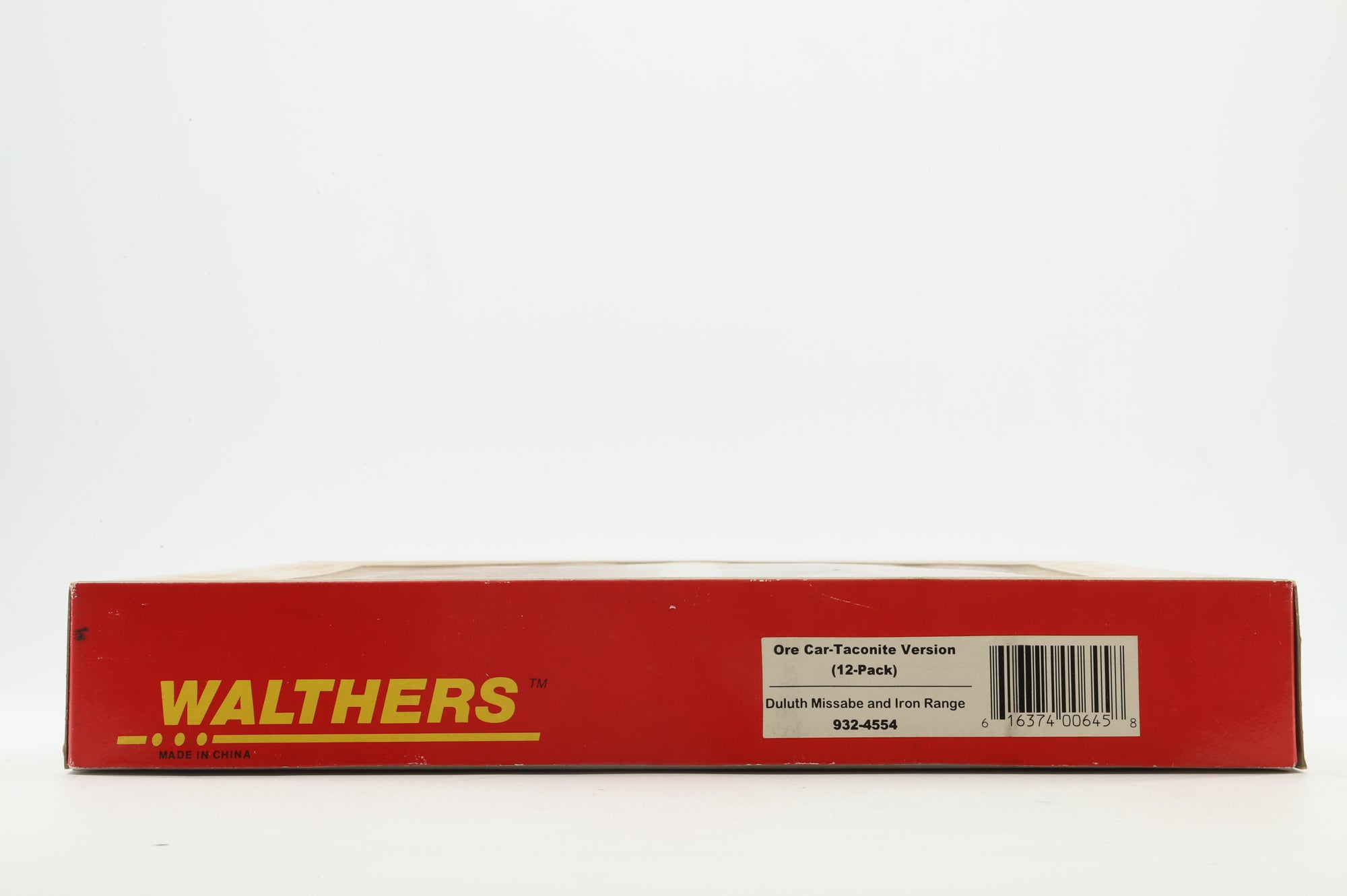Walthers HO 932-4554 12-Pack of Taconite Ore Cars in DMIR Brown/Yellow