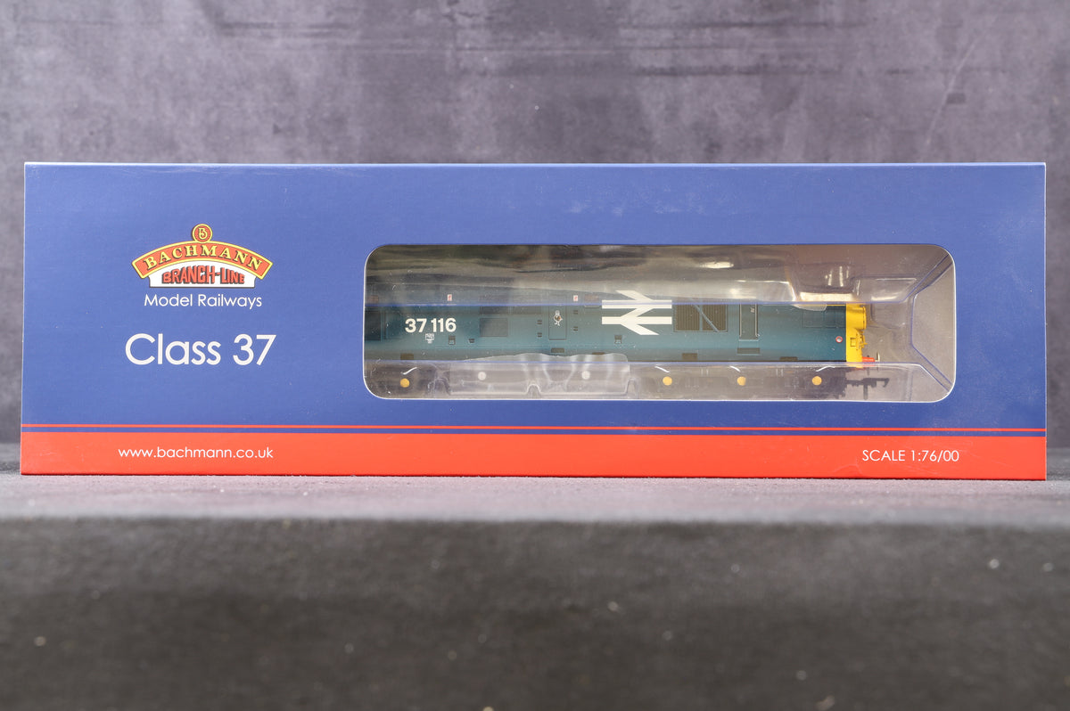 Bachmann OO 32-781SD Class 37/0 37116 in BR blue with yellow ends