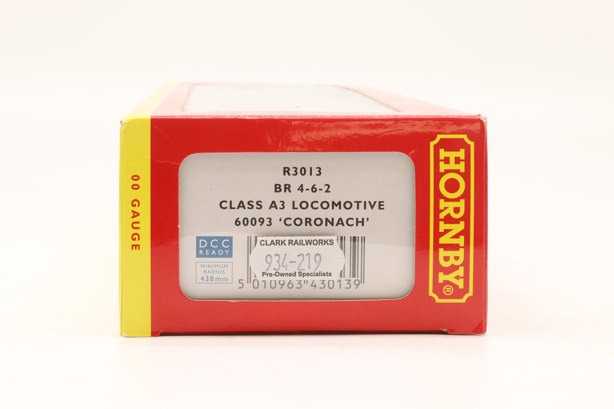 Hornby OO R3013 BR 4-6-2 Class A3 No. 60093 'Coronach'