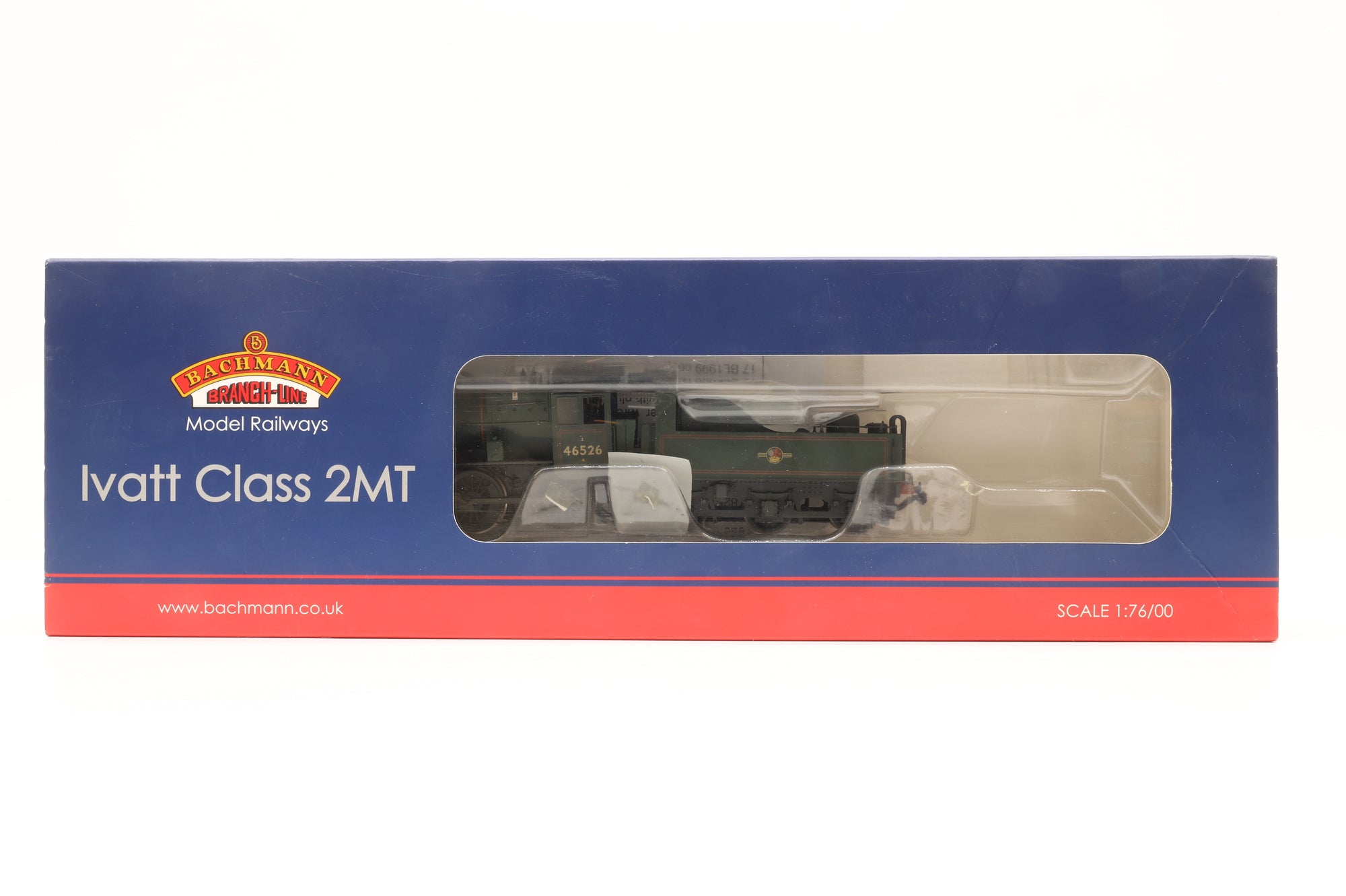 Bachmann OO 32-828A Ivatt Class 2MT 2-6-0 '46526' BR Green L/C Weathered DCC Sound