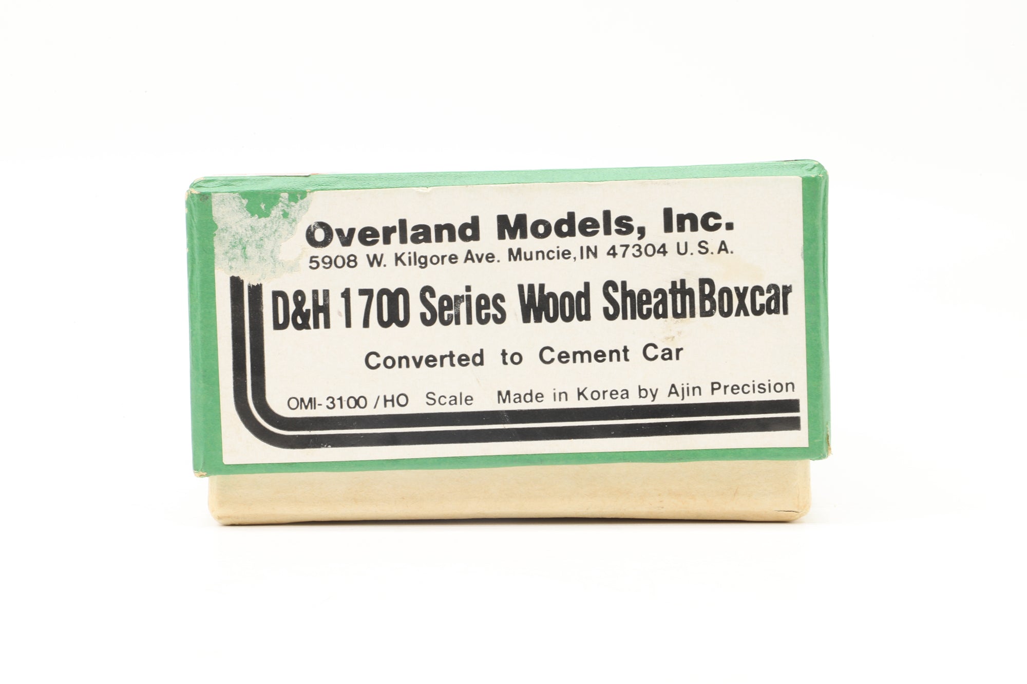 Overland Models HO Brass OMI-3100 D&H 1700 Series Wood Sheet Box Car
