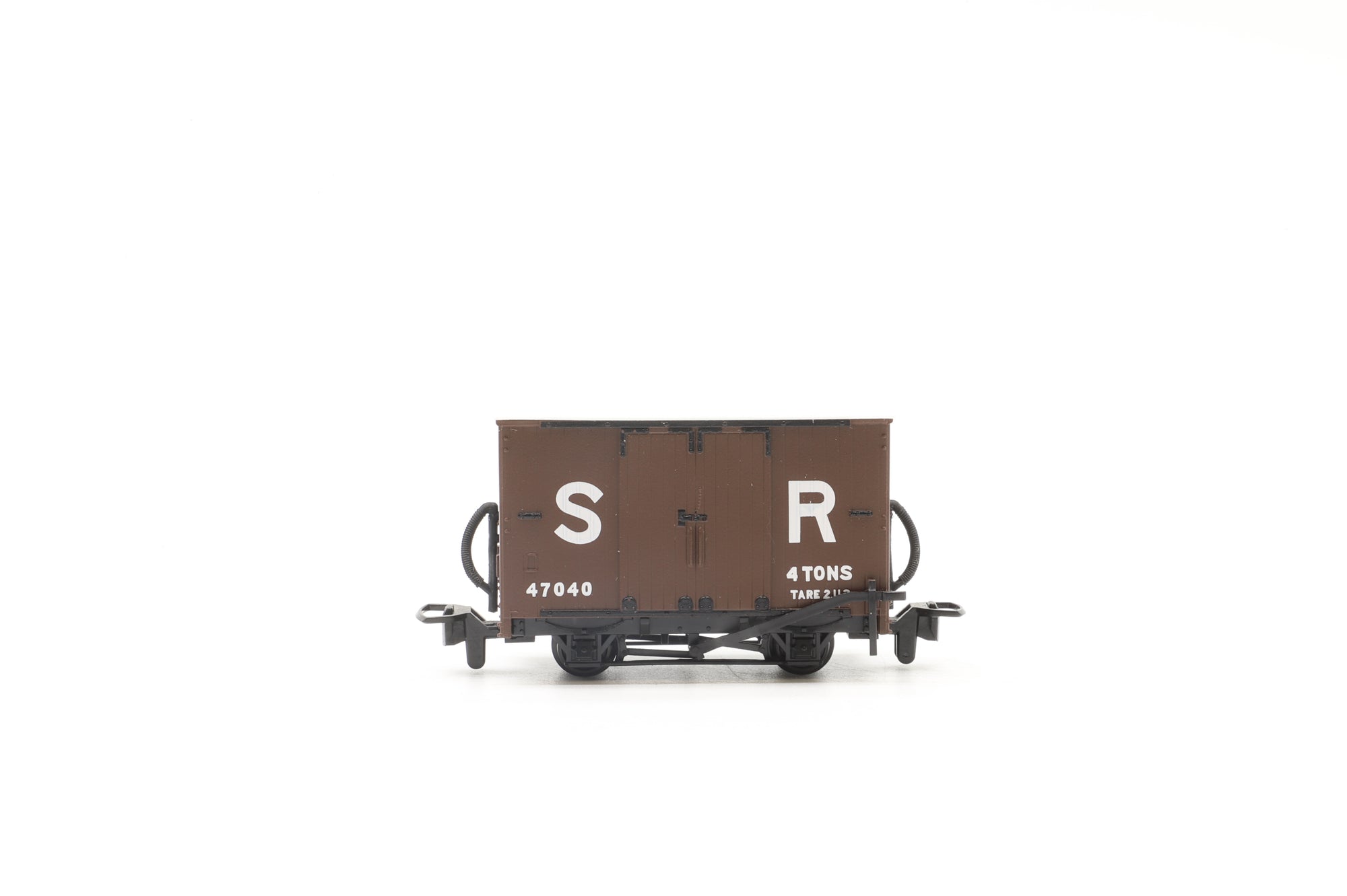 PECO OO-9 Rake of 4x Assorted Wagons in SR Brown
