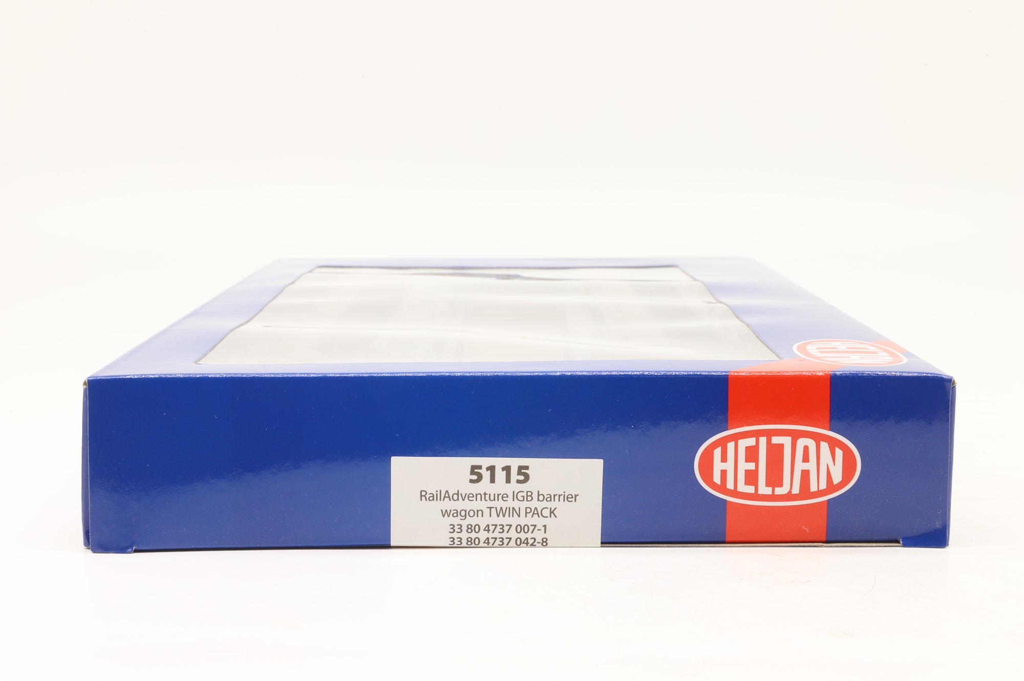Heljan OO 5115 Twin Pack IGA Cargowaggon Bogie Flat Barrier Wagons