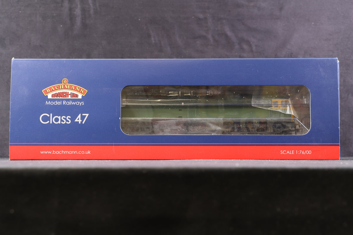 Bachmann OO 31-656 Class 47 &#39;4725&#39; BR Green FYE, Weathered