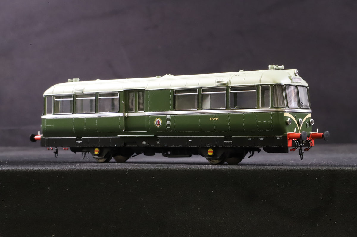 Heljan OO 87061 W&amp;M Railbus E79964 in BR Green w/ Speed Whiskers