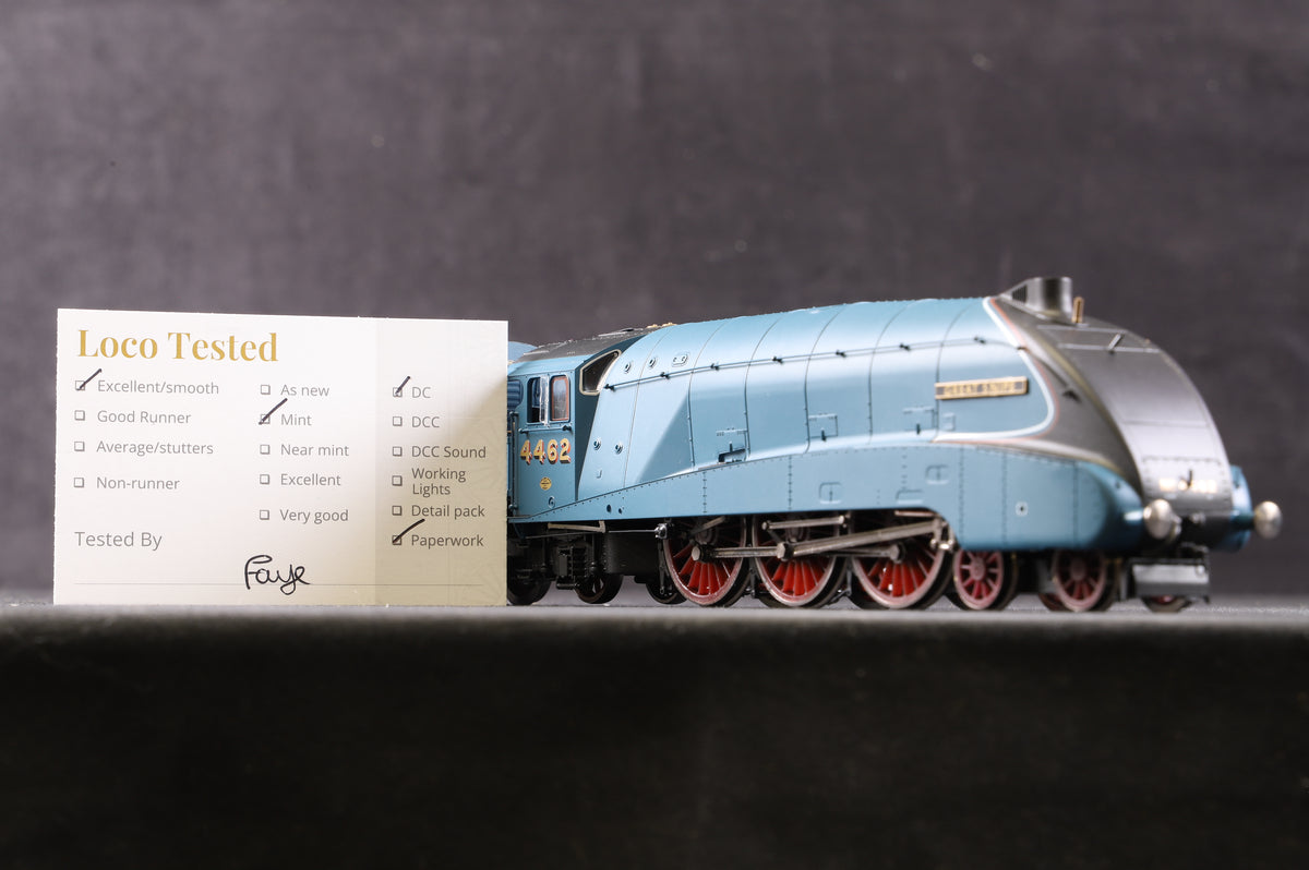 Hornby OO R3131 Class A4 &#39;4462&#39; &#39;Great Snipe&#39; LNER Garter Blue