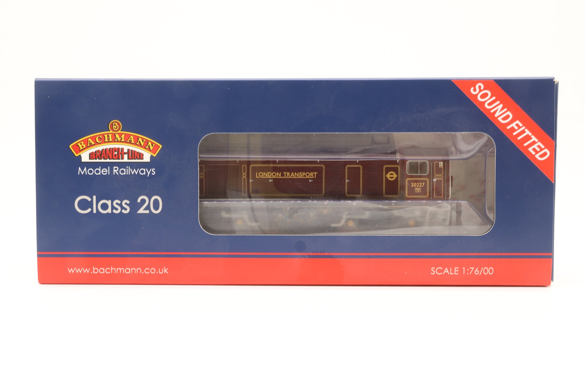 Bachmann OO 35-358KSF Class 20/0 'Sherlock Holmes' London Transport Lined Maroon, Excl. Bachmann Collectors Club 111/160, DCC Sound