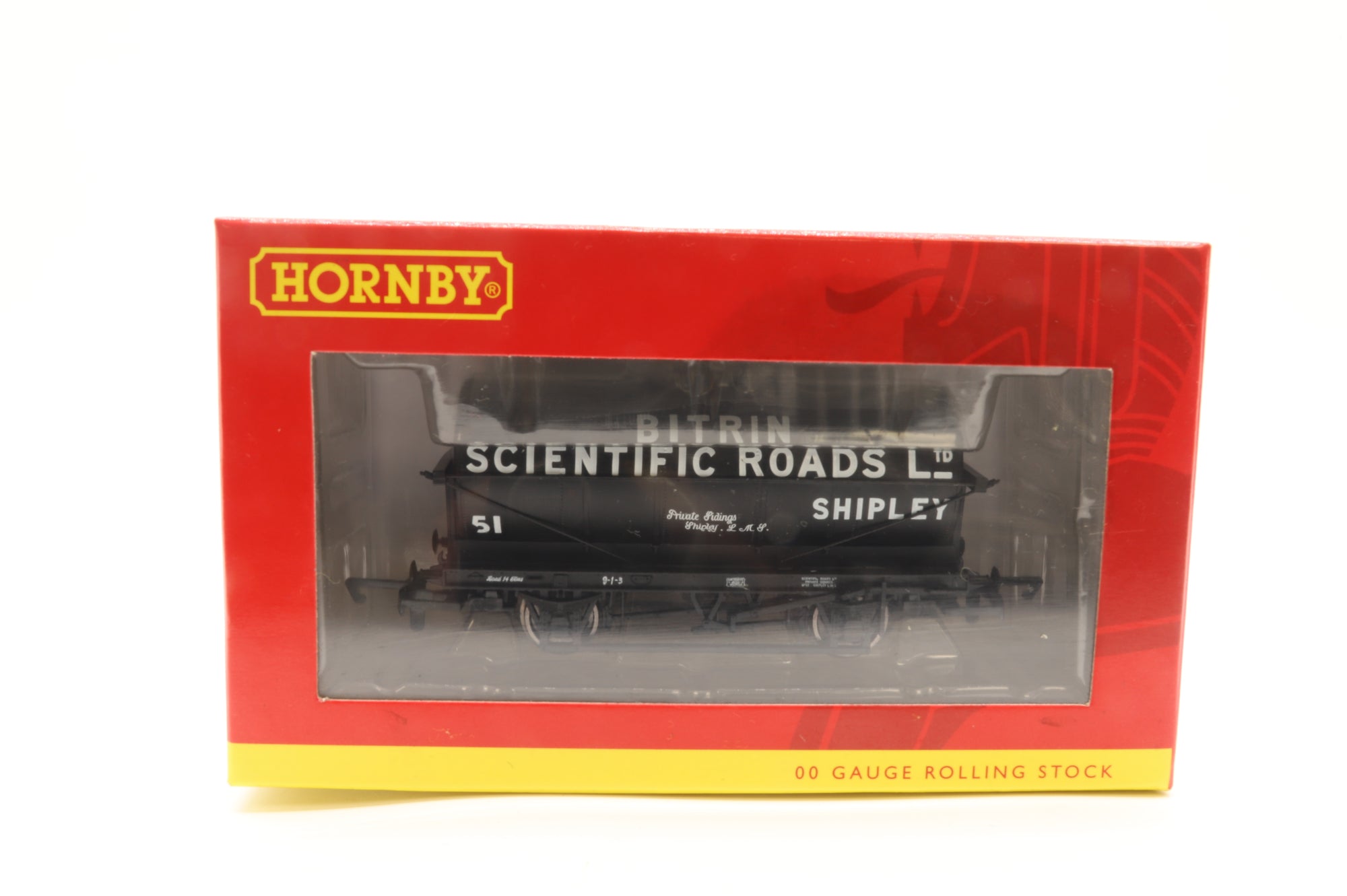 Hornby OO Rake of 3 20T Tankers Britin Scientific Roads Ltd. R6695