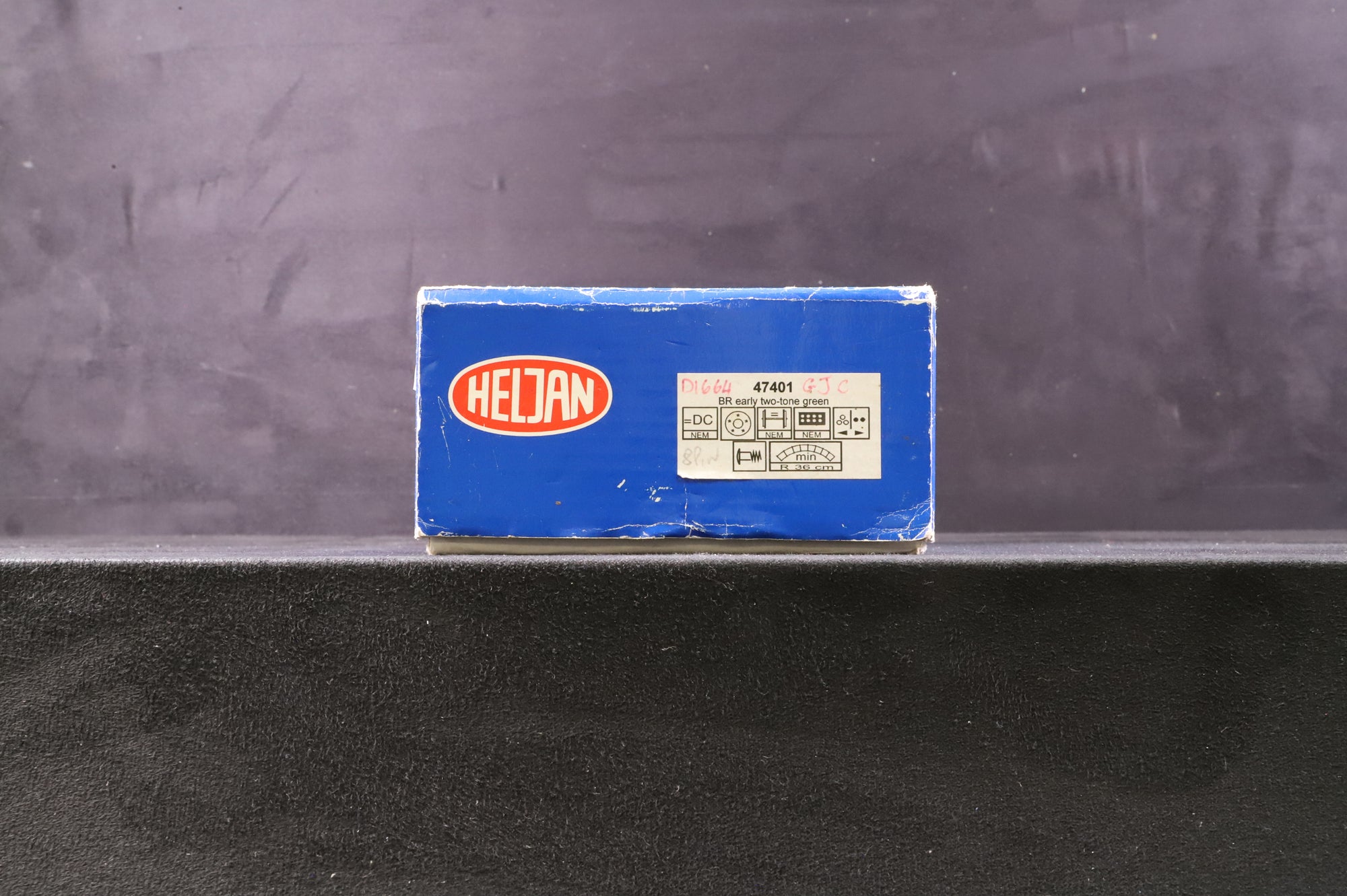 Heljan OO 4740 Class 47 Diesel 'D1664' 2 Tone Green Small Yellow Panels