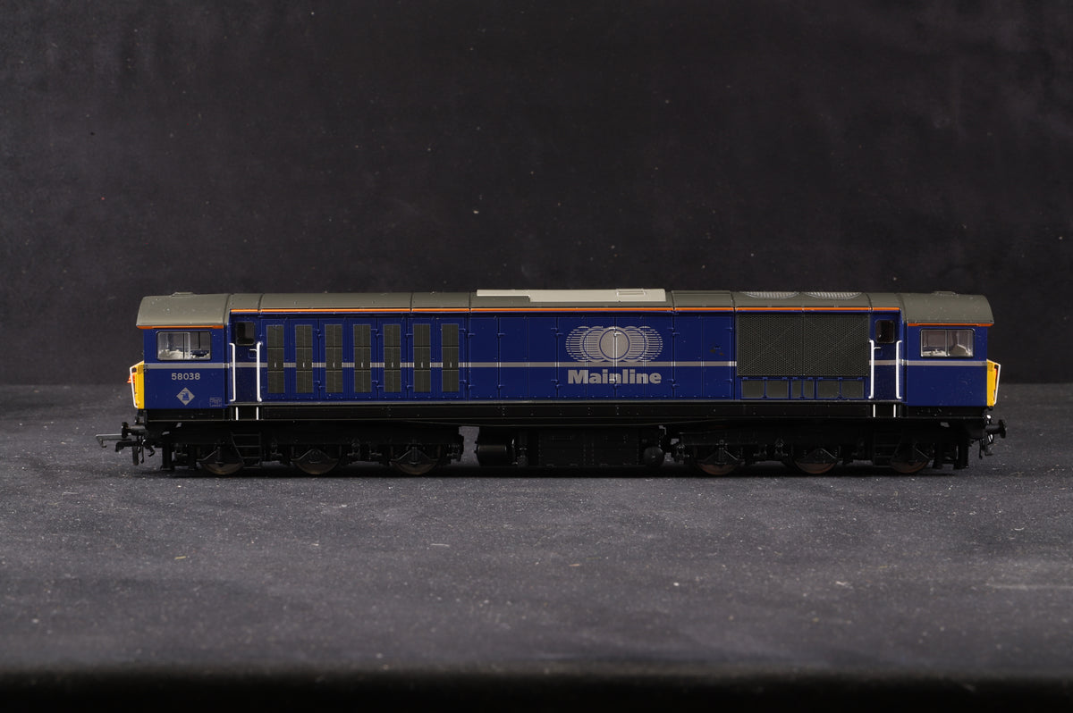Heljan OO 58251 Class 58 &#39;58038&#39; Mainline Blue