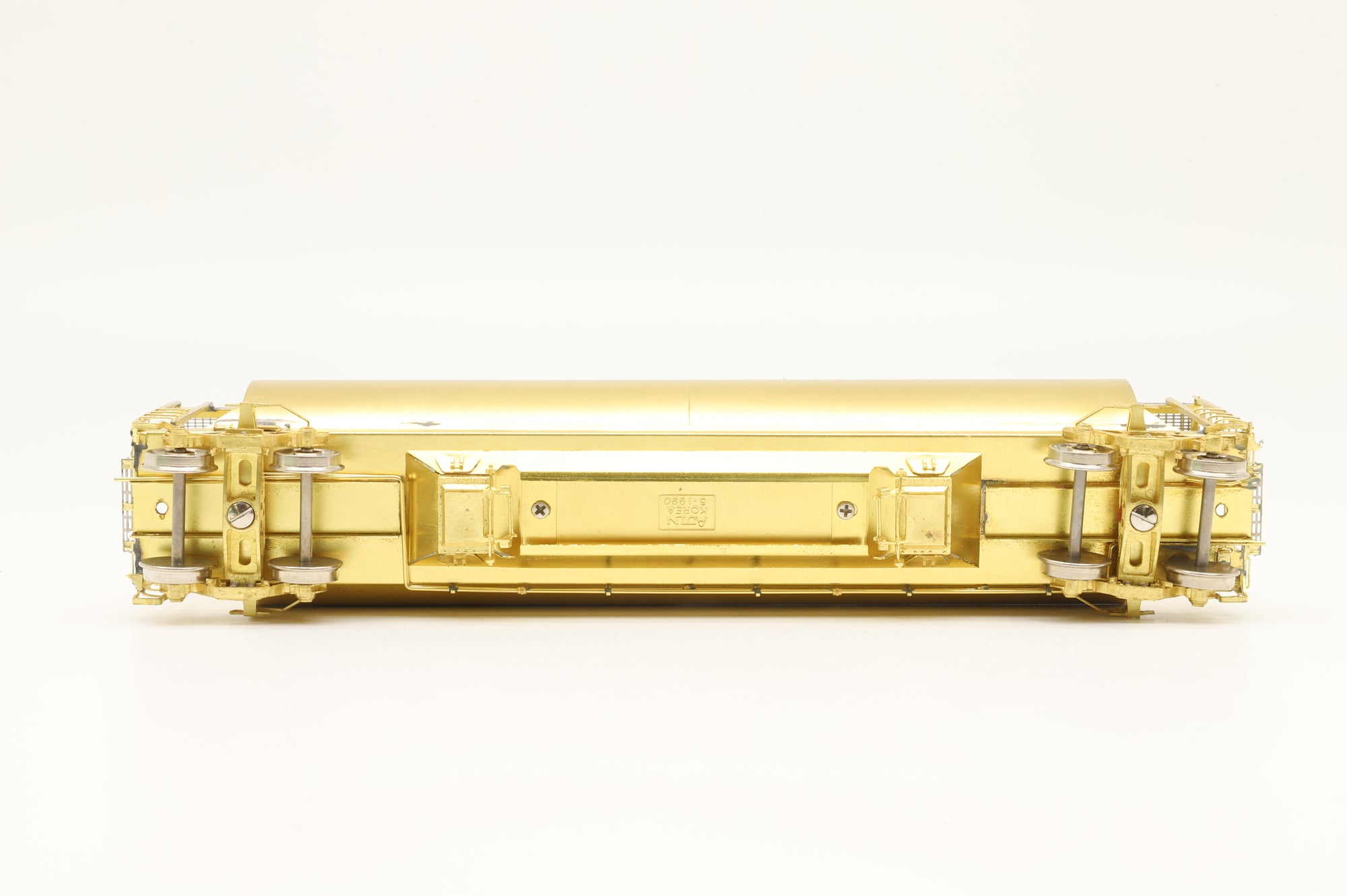 Overland Models/Ajin HO OMI-3108 2-Bay Cylindrical Hopper CNJ/Conrail, Unpainted Brass