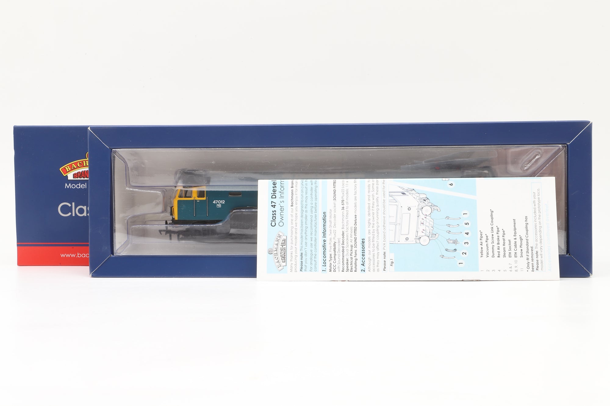 Bachmann OO 35-411 Class 47/0 '47012' BR Blue