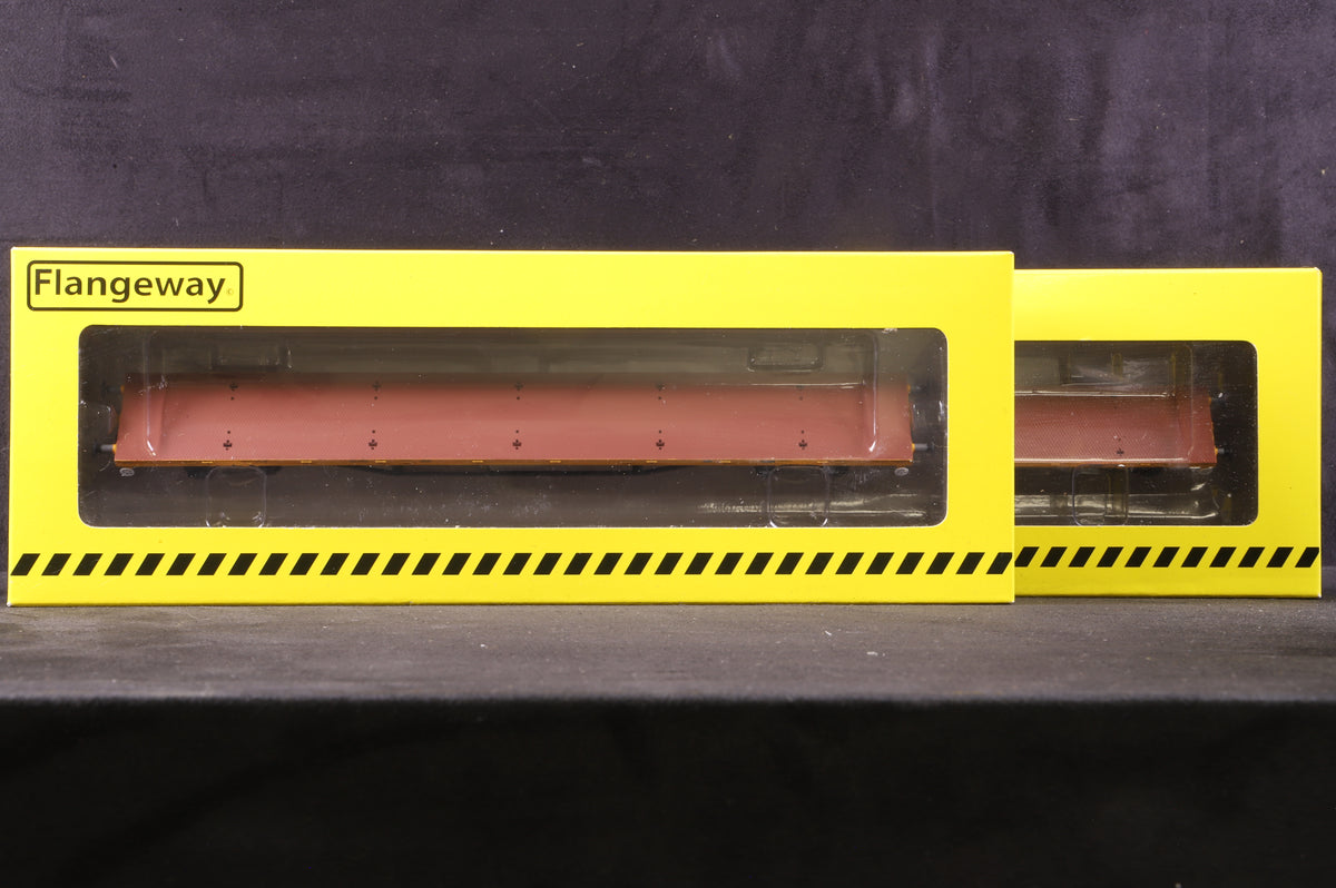 Flangeway OO Pair of Salmon Wagons (Air Braked), Inc. SA006-DB996272 &amp; SA006-DB996267