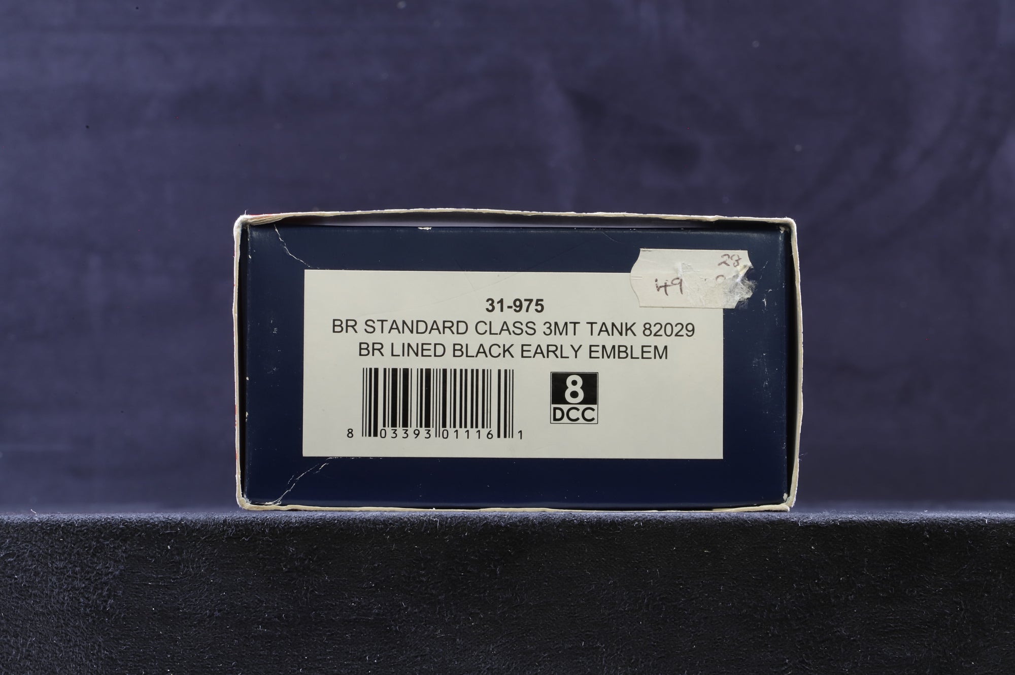 Bachmann OO 31-975 BR Standard Class 3MT Tank '82029' BR Lined Black E/C